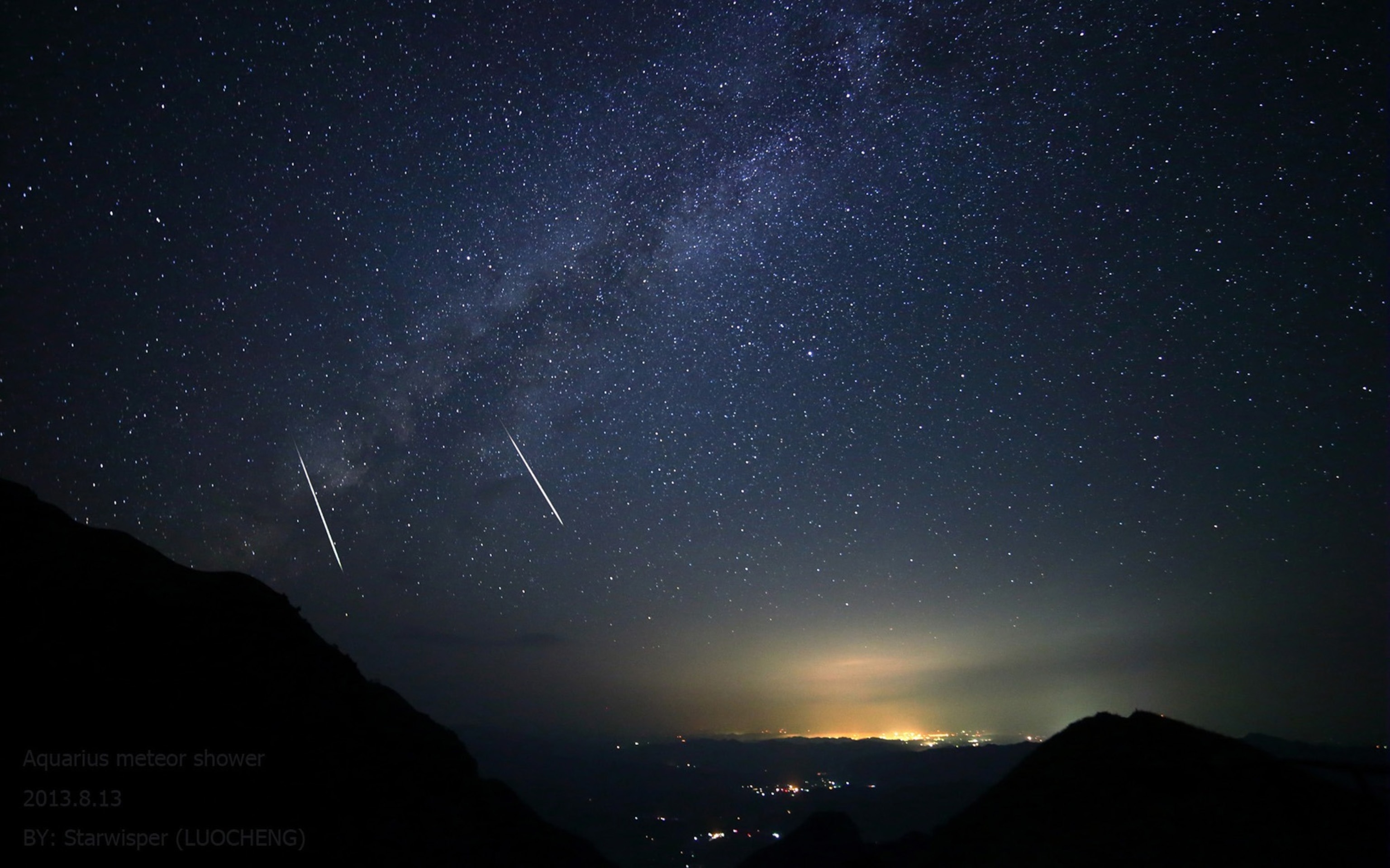 Week in Space 259 - Picture of pair of meteors from China