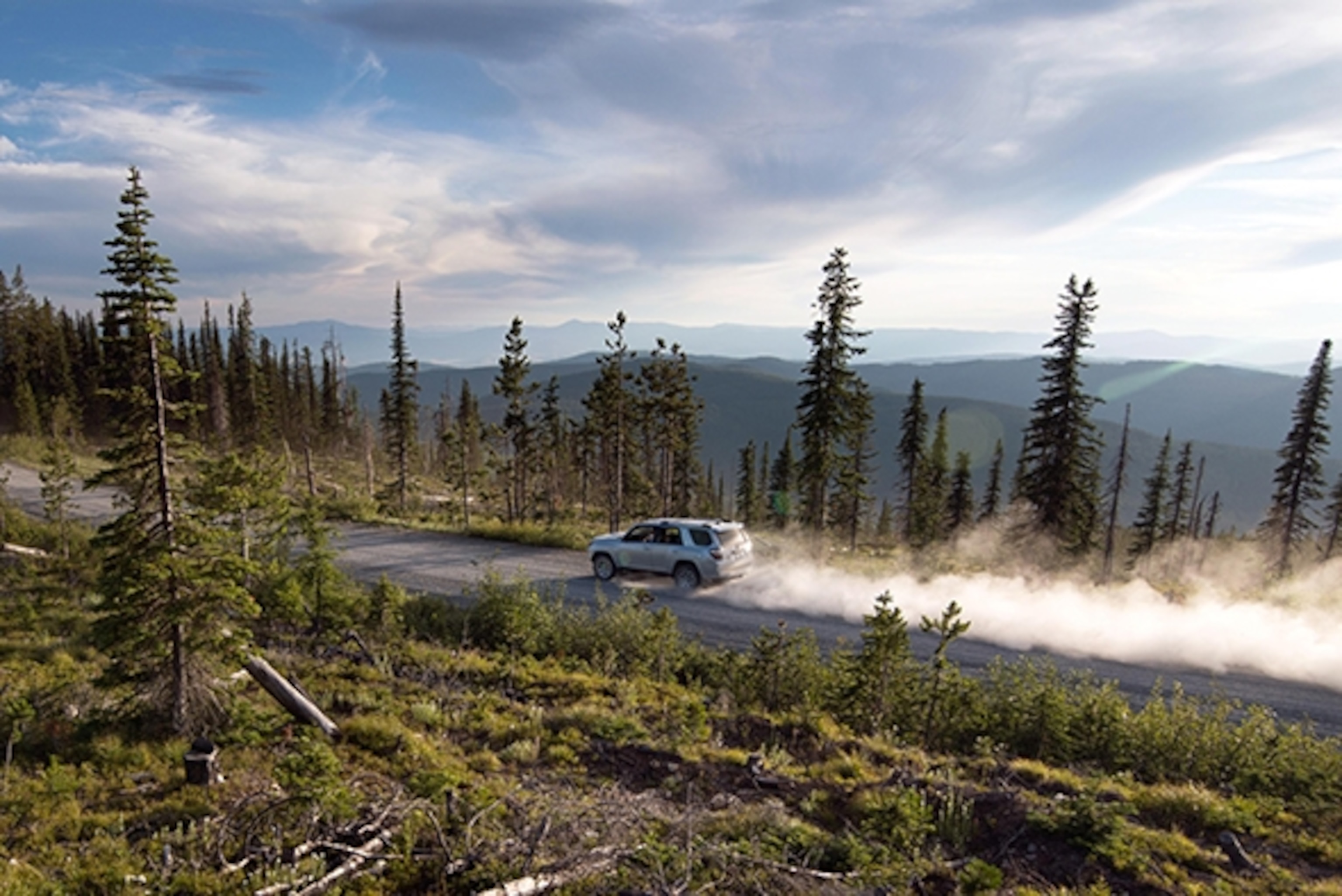Montana's dirt roads; Photograph by Max Lowe