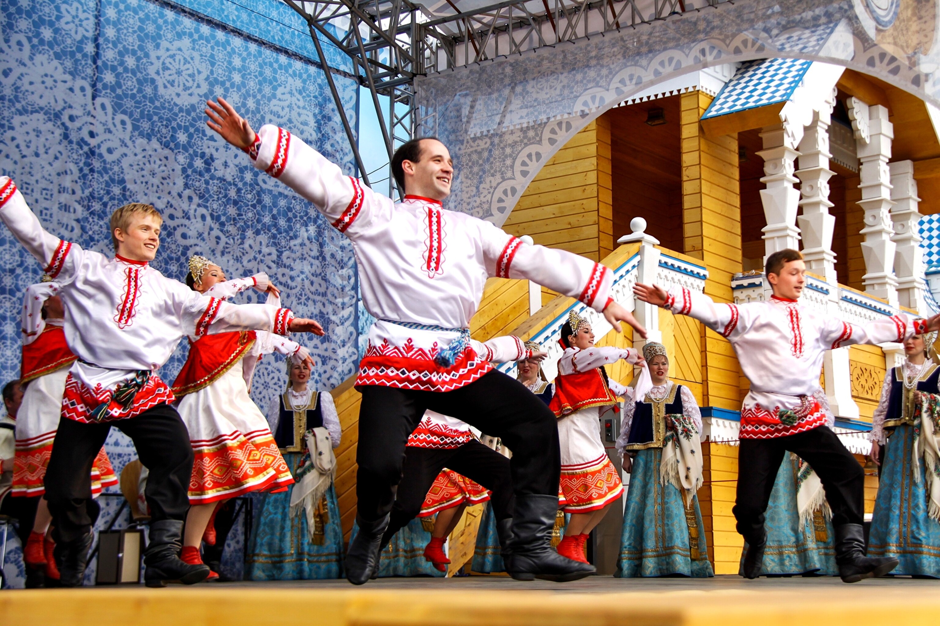 A photo of a boy at the Olympics.