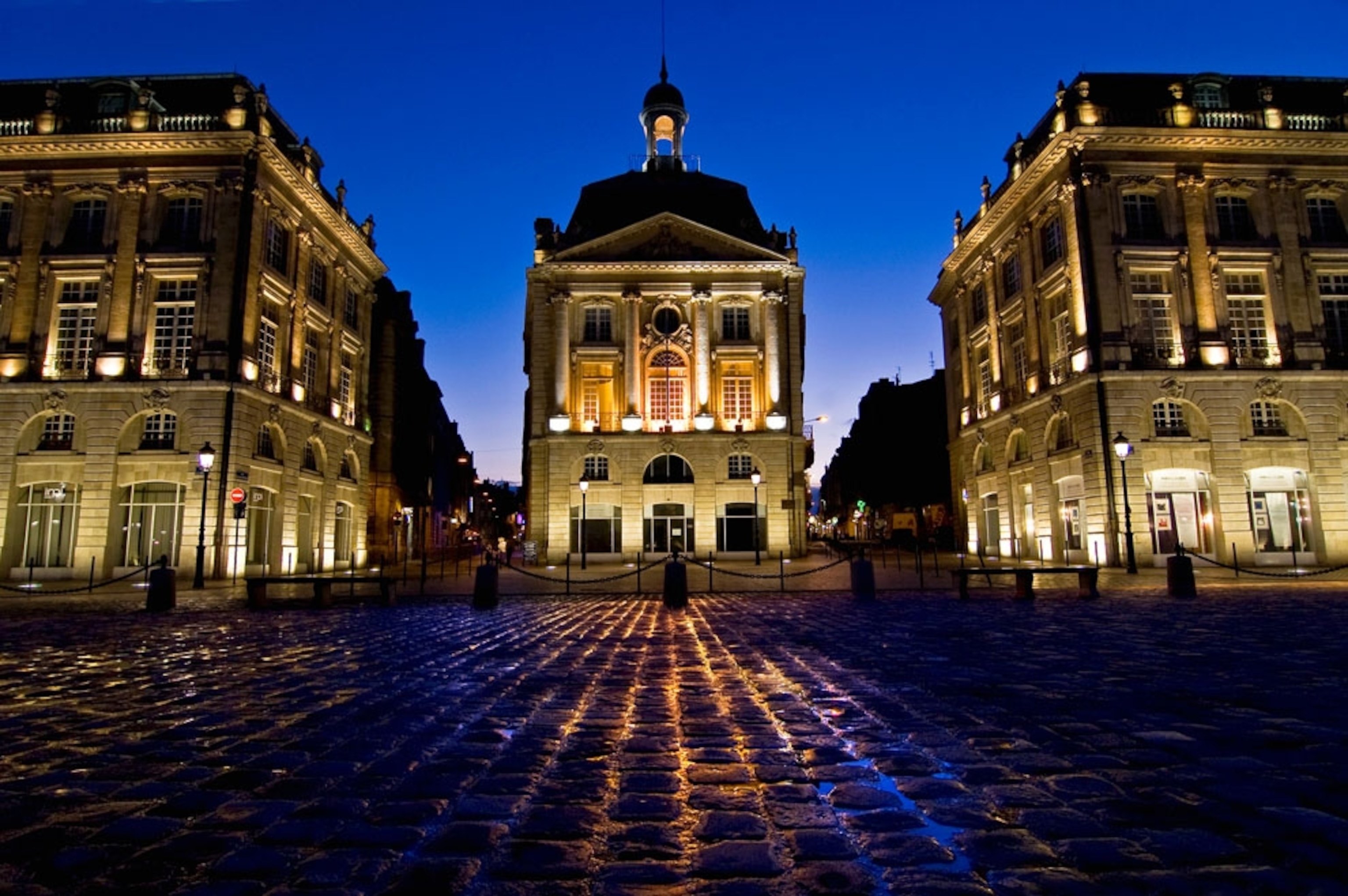Place de la Bourse in Bordeaux France.