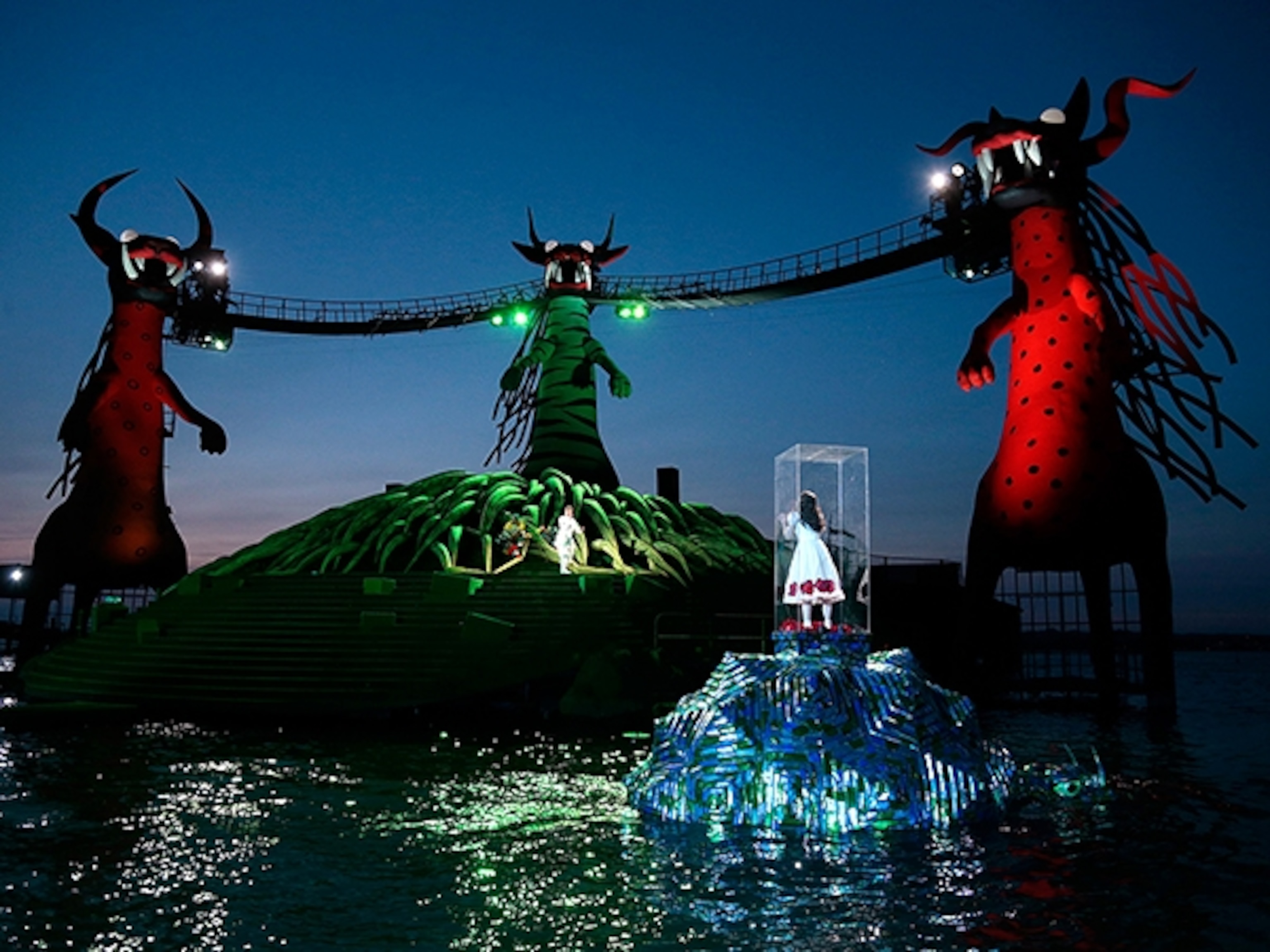 floating stage in Bregenz, Austria