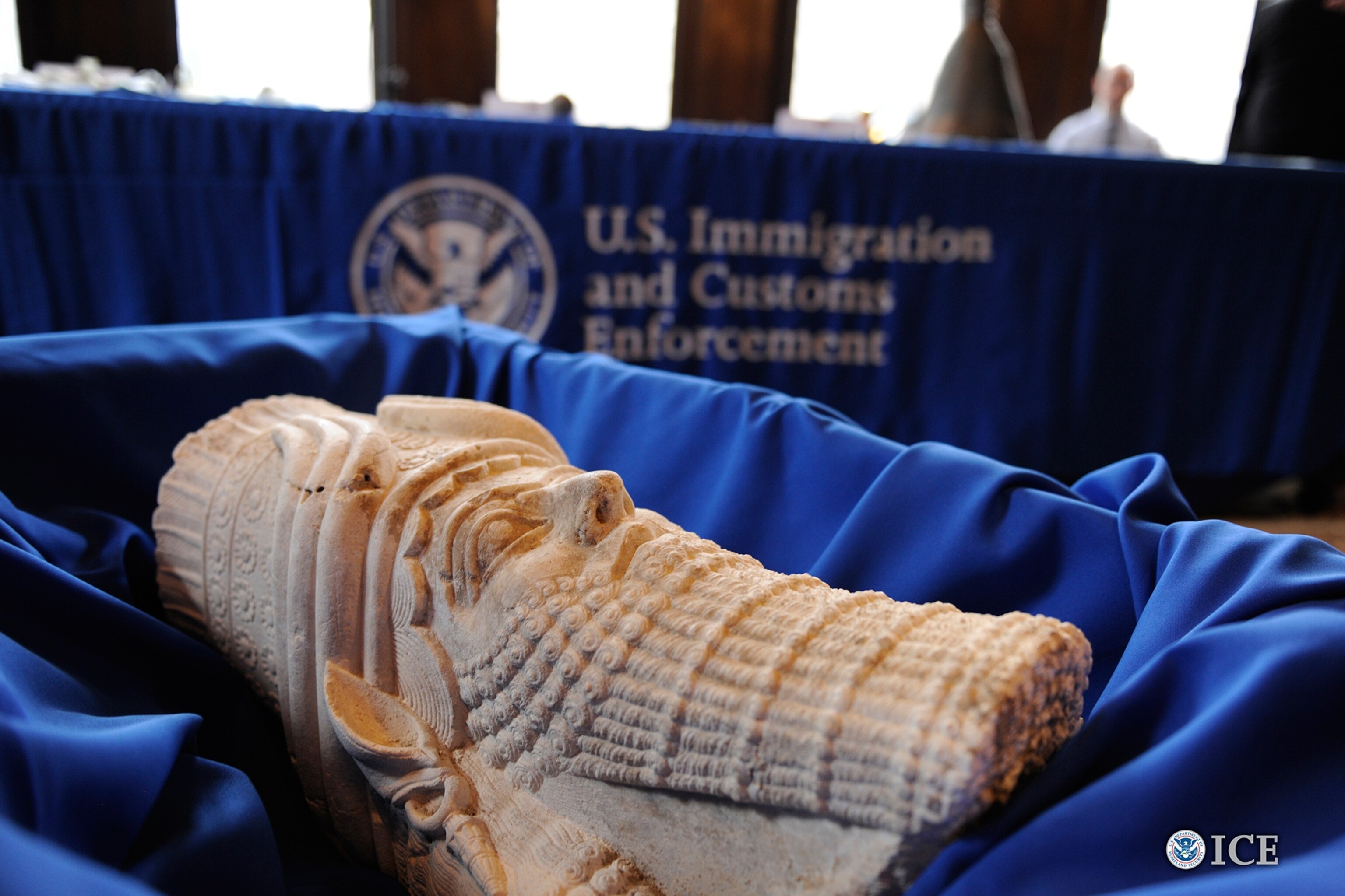 Iraqi cultural treasures illegally smuggled into the U.S. were returned to Iraq
