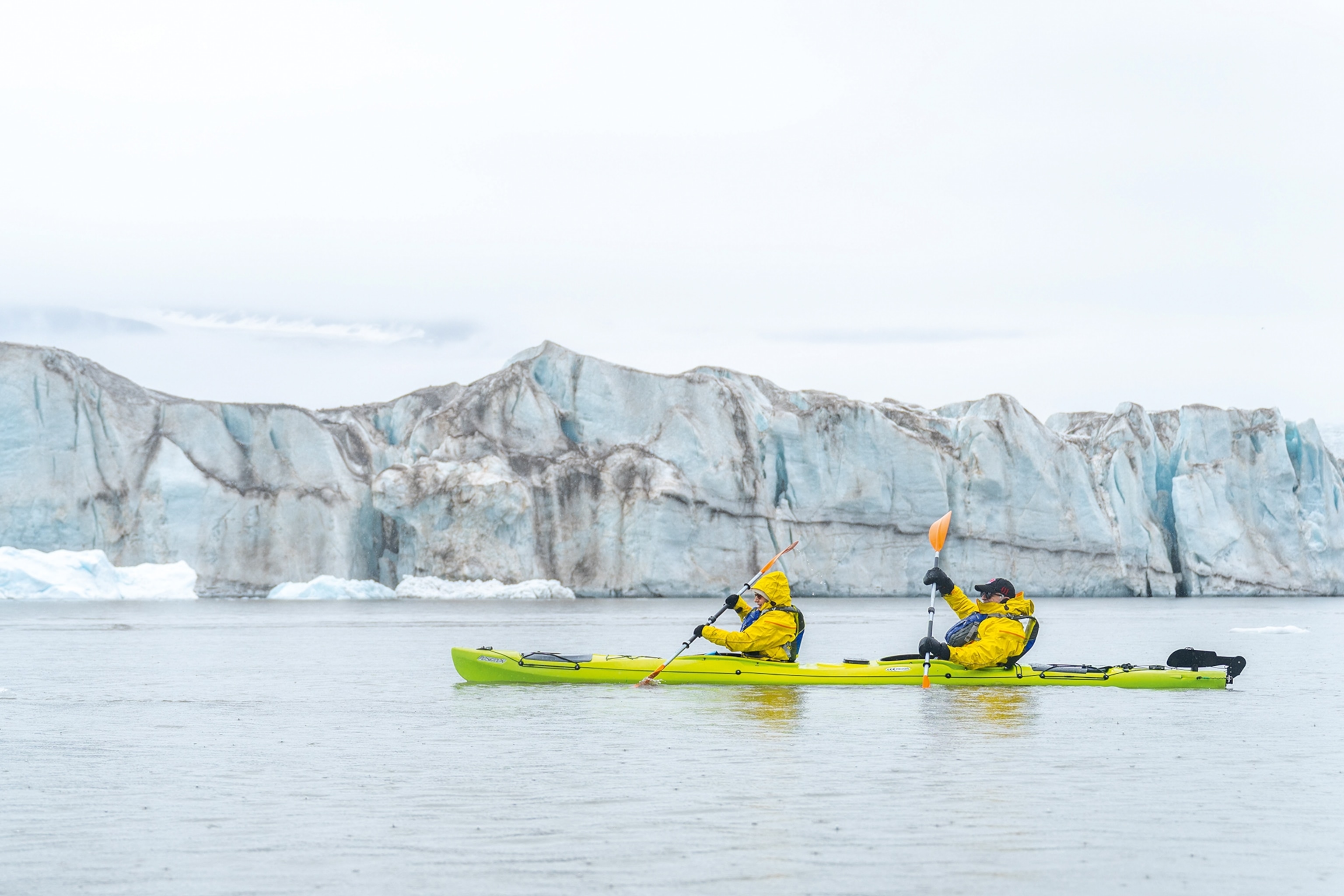 kayaking in greenland
