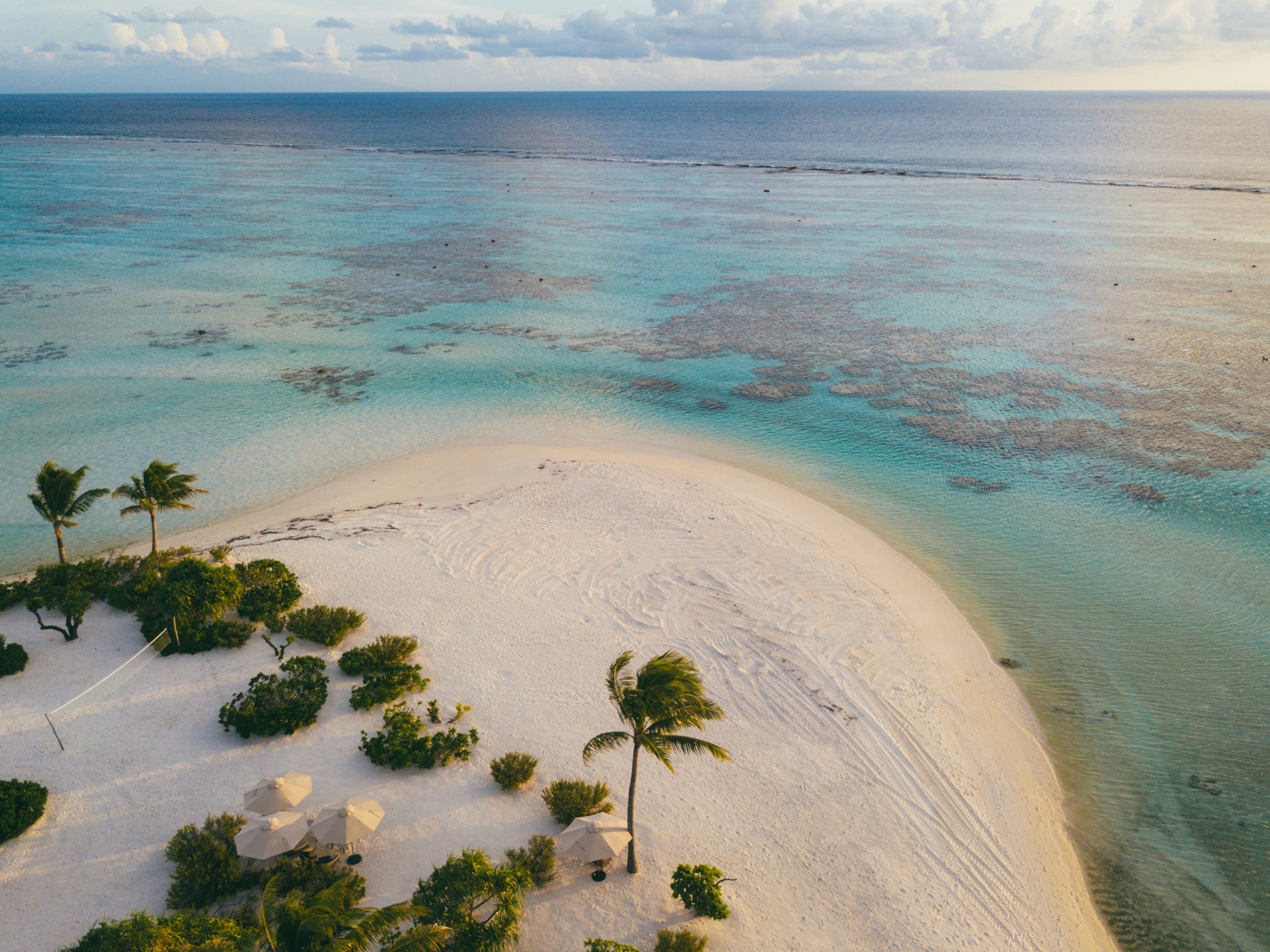 A beach from above.
