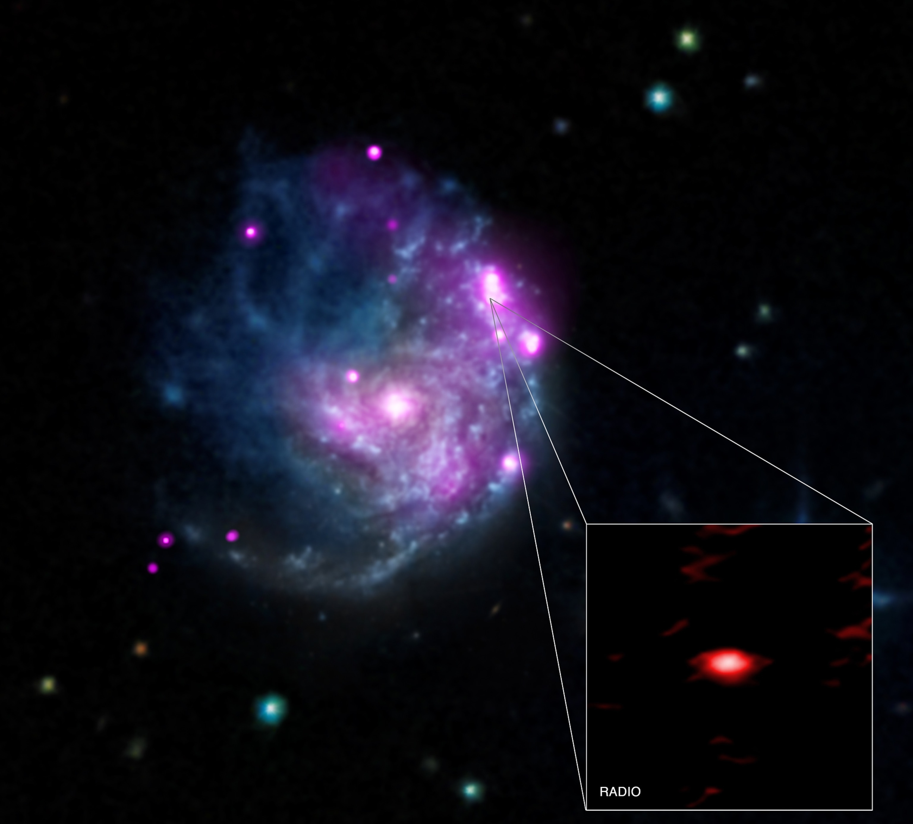 a newly discovered object in the galaxy NGC 2276