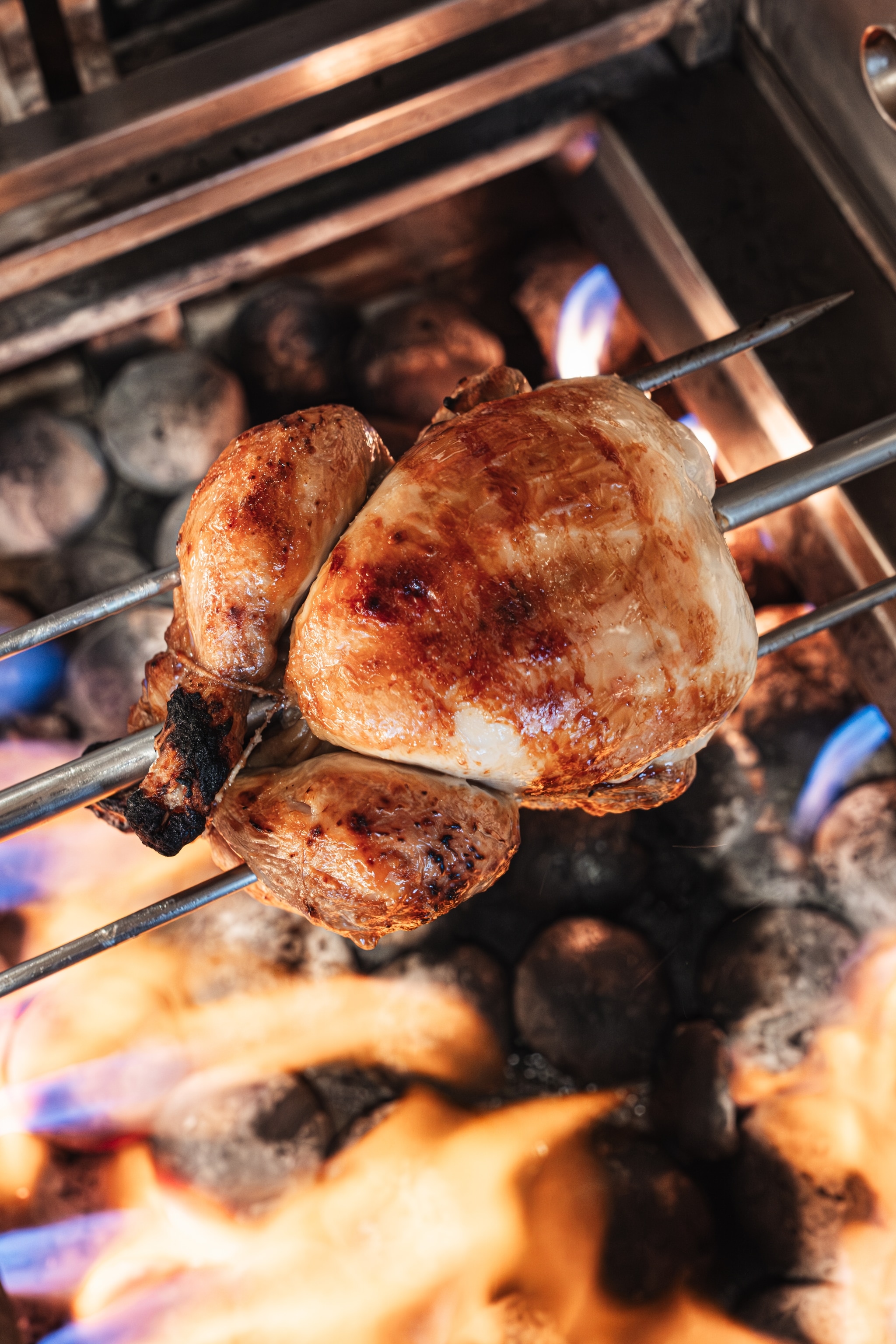 Rotiserrie chicken dish at Story Cellar