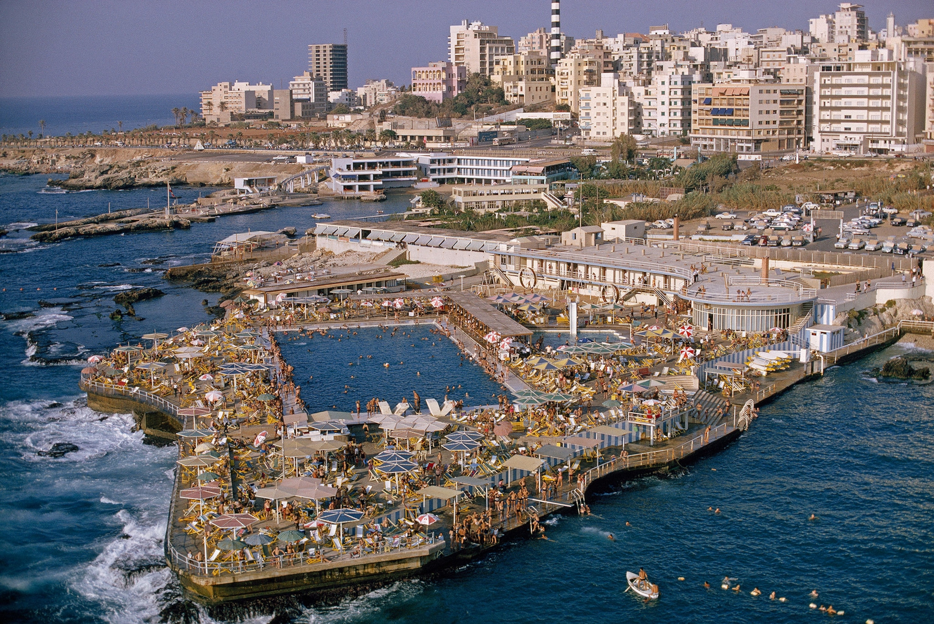 a swimming pool in Manhattan, New York City