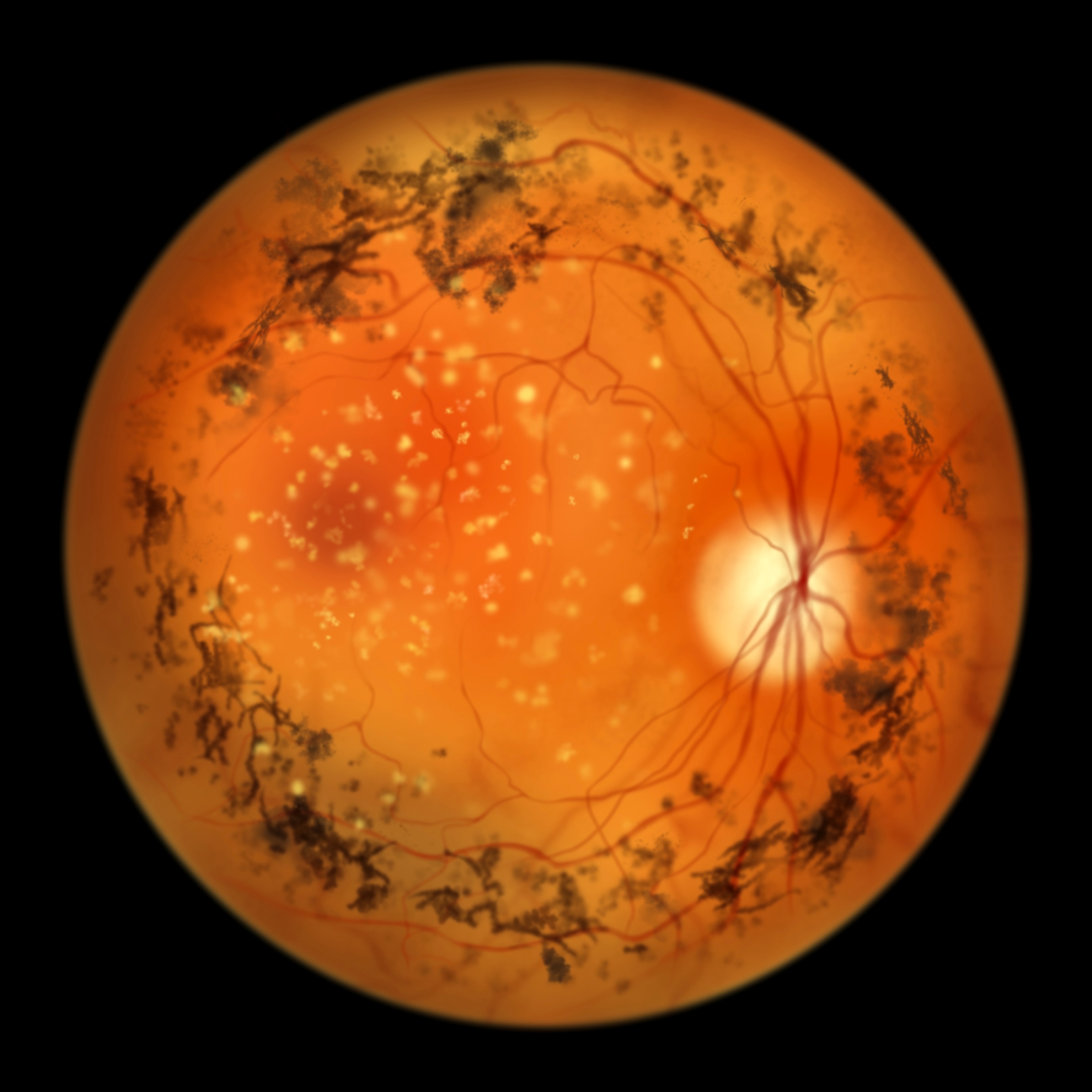 What is retinitis pigmentosa—the vision disorder in the movie Blink?