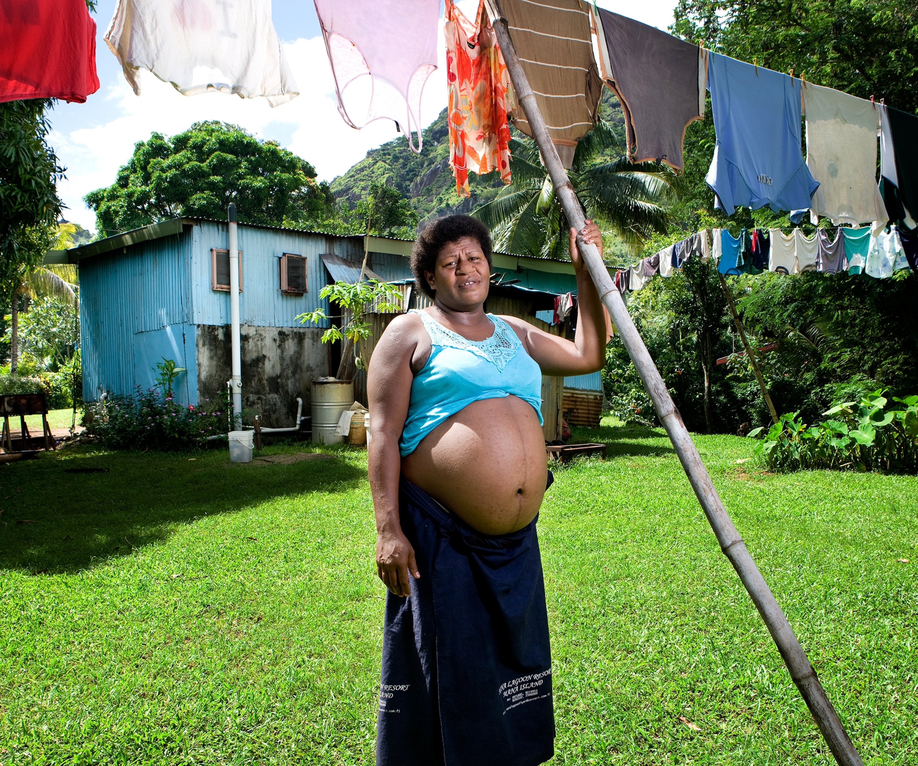 pregnant woman in fiji