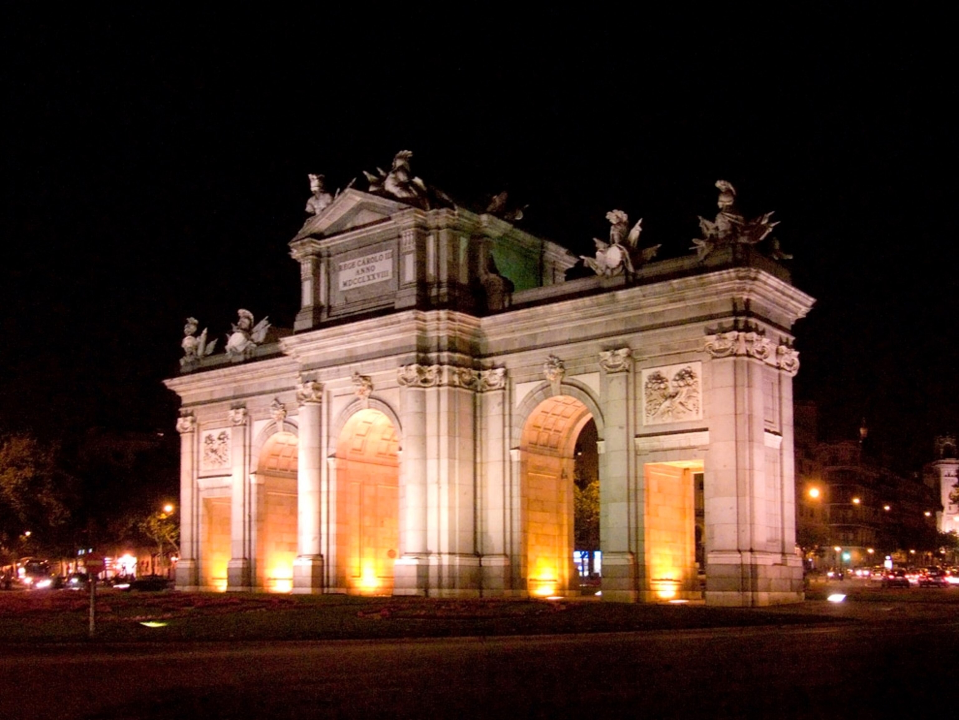 The three-arched Puerta de Alcala