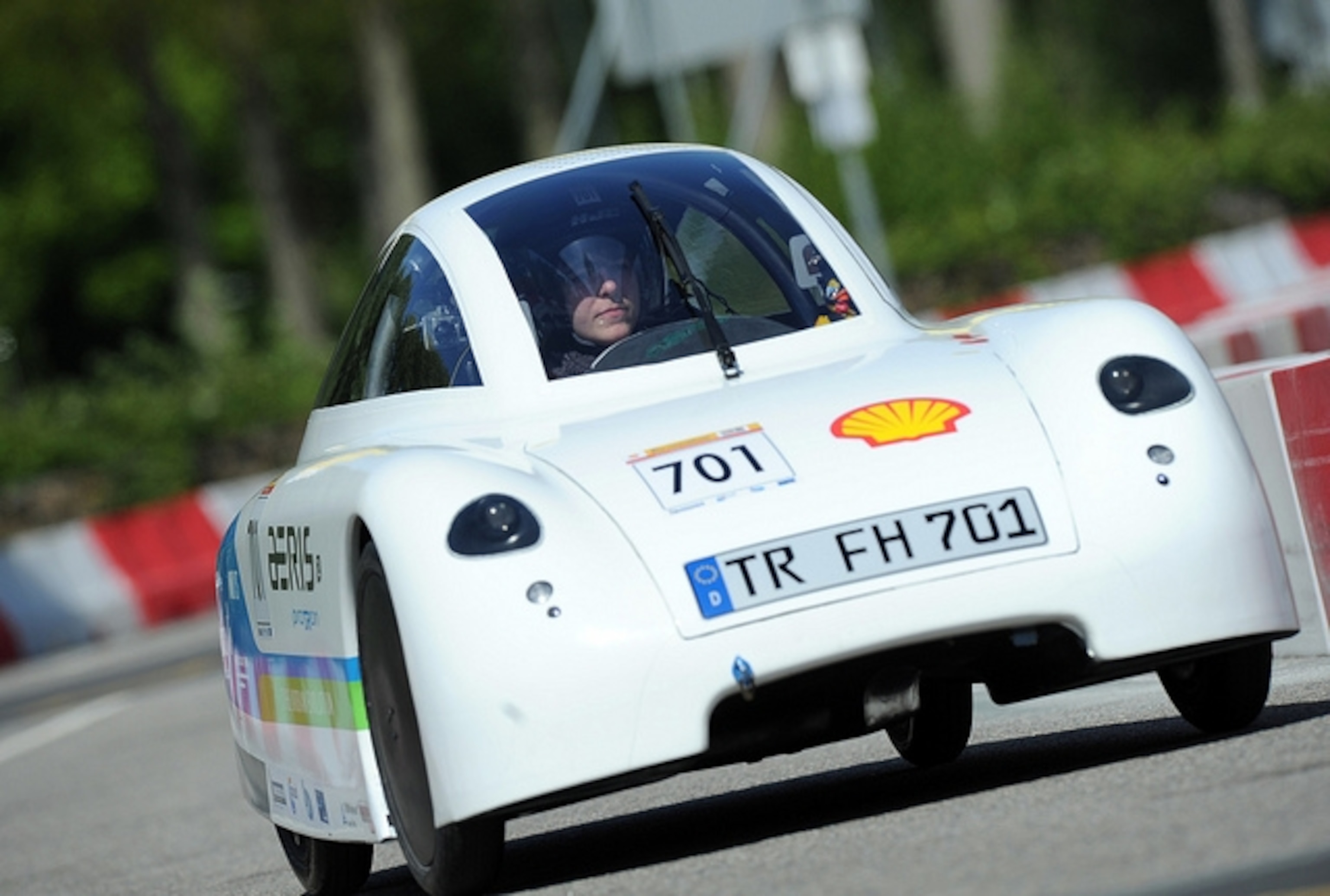Fachhochschule Trier's battery electric urban concept vehicle. Photo courtesy of Shell Eco-marathon