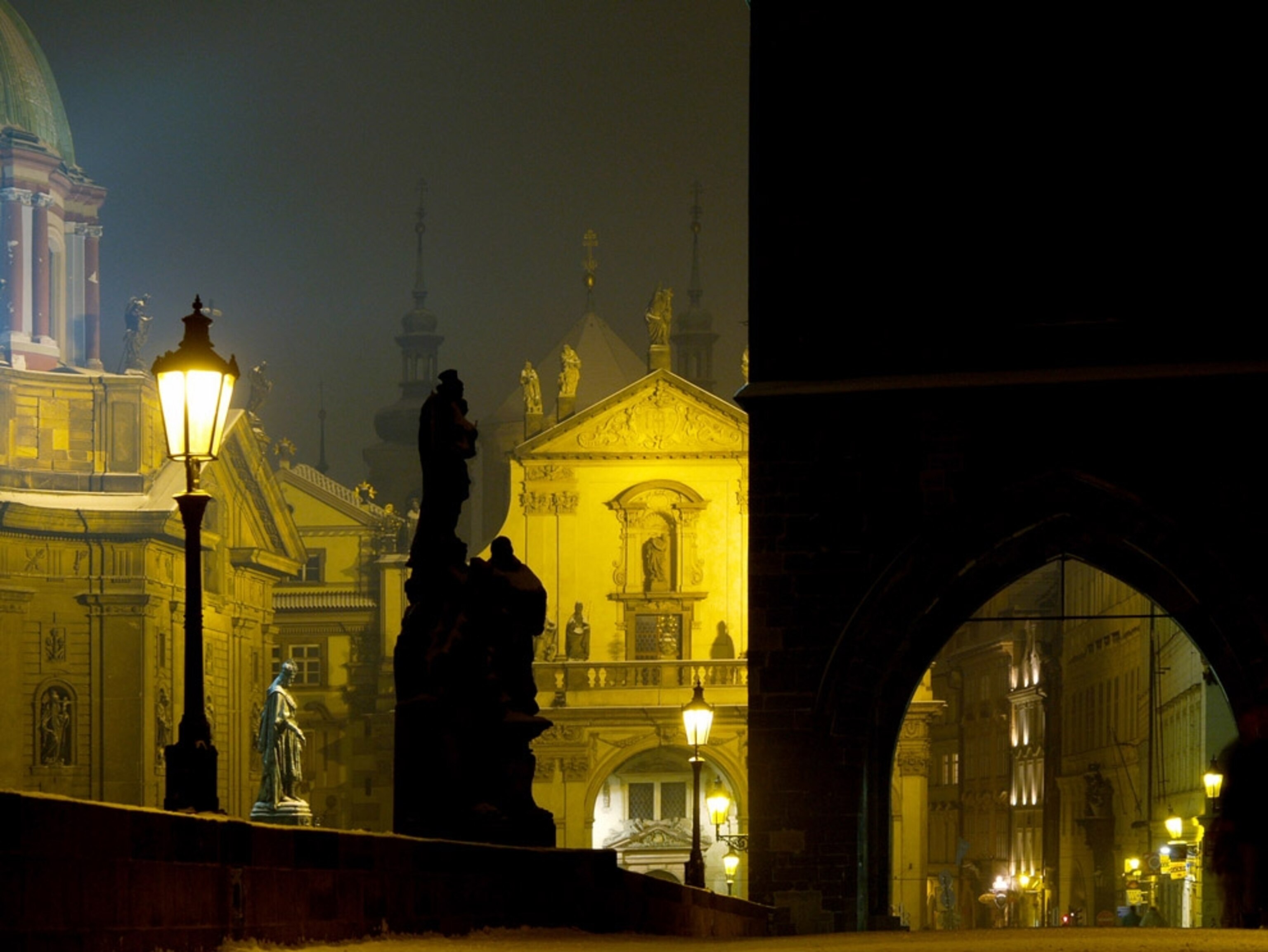 Charles Bridge and the Church of St. Francis