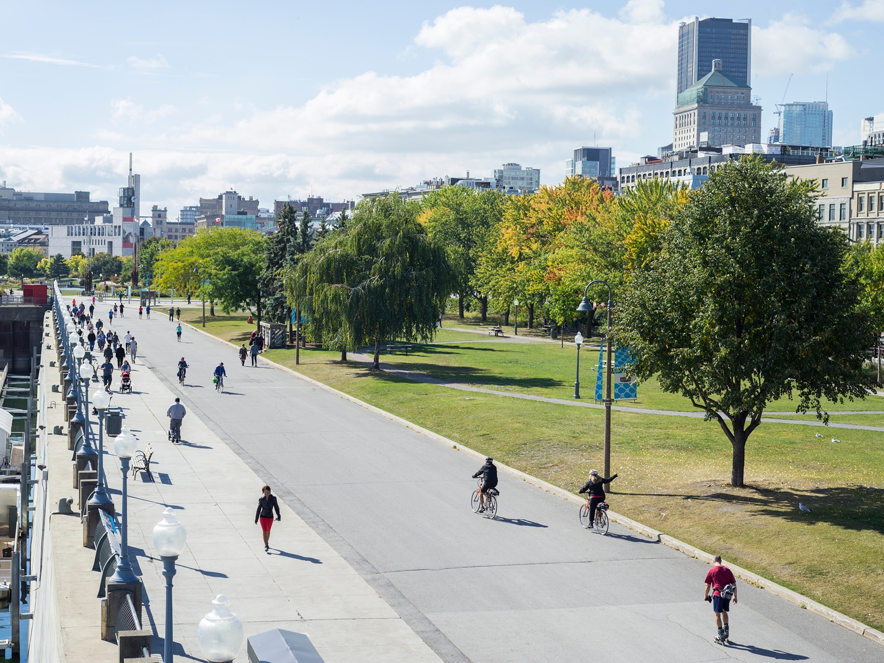 the Old Port in Montreal, Canada