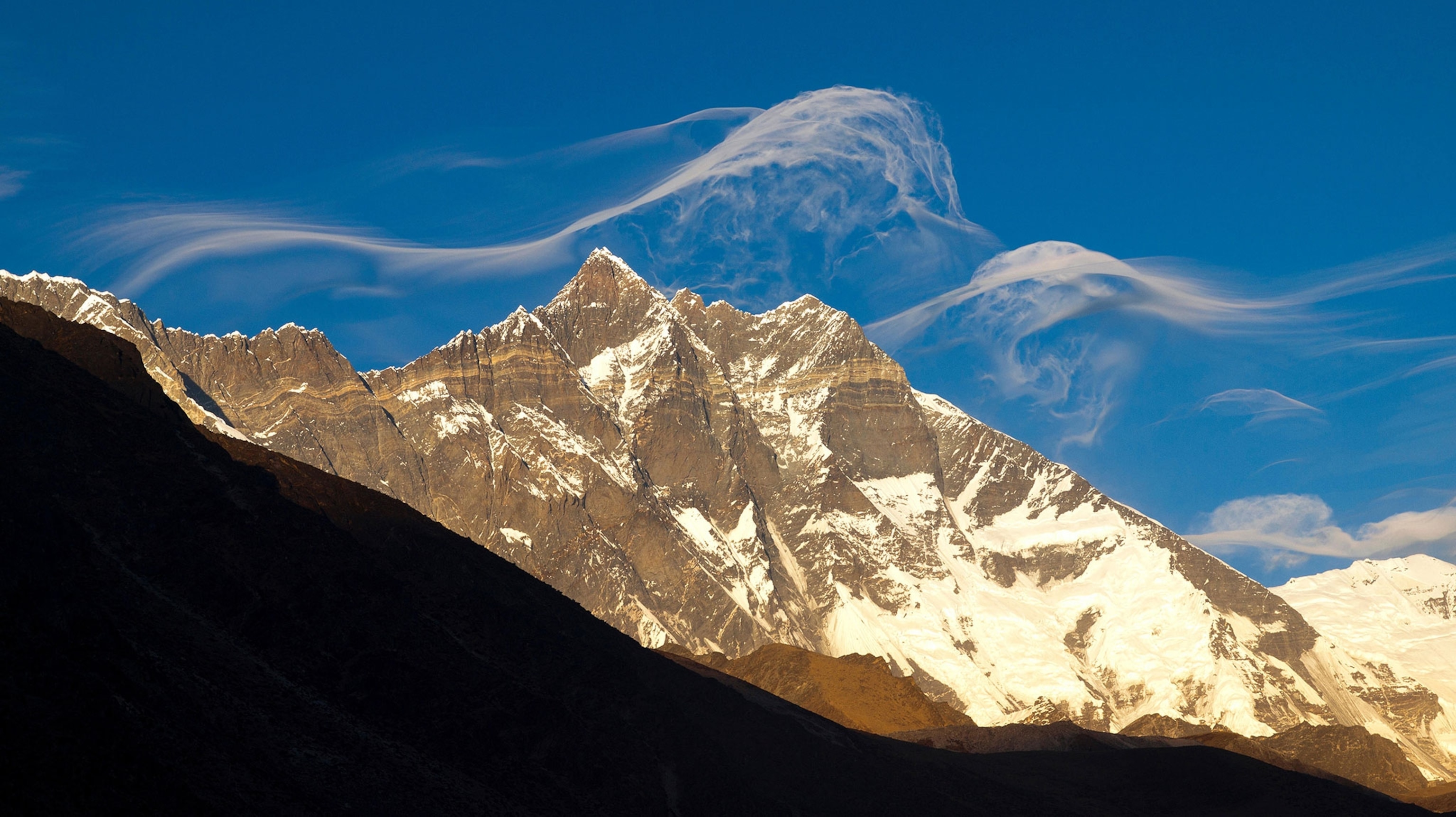 Lhotse in winter