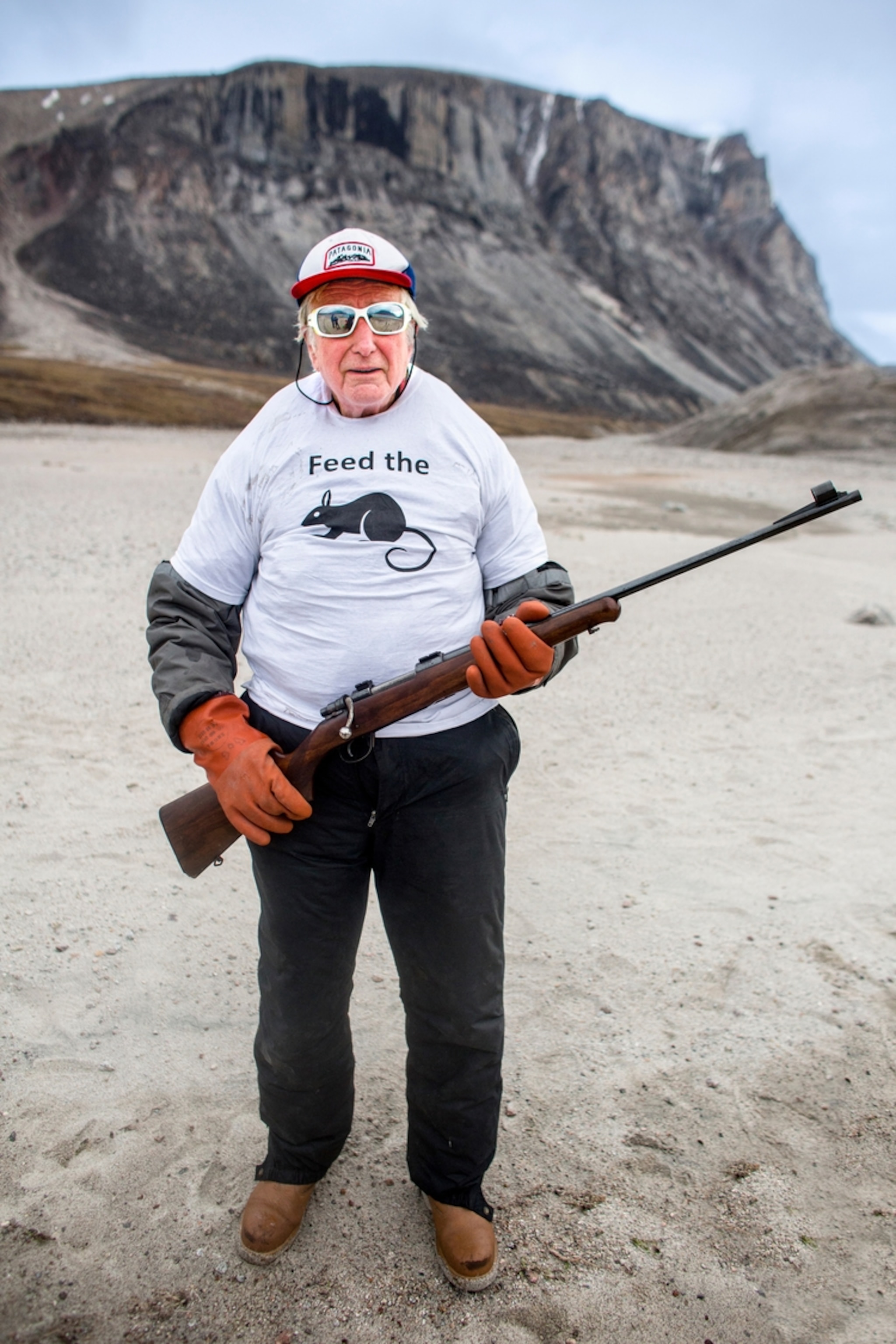 the captain Bob Shepton, Baffin Island, Canada