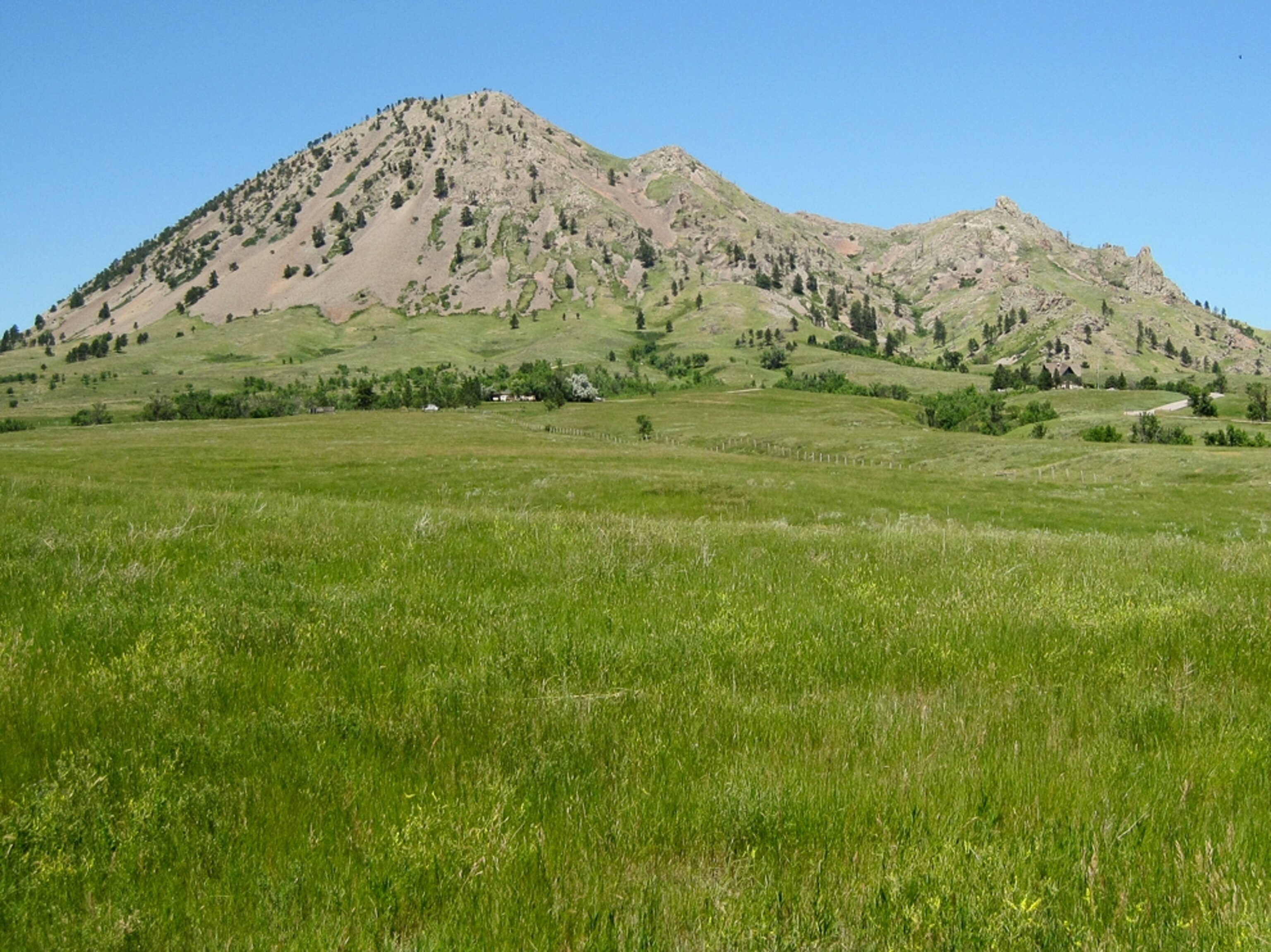 A picture of Bear Butte, one of the most endangered historic sites of 2011