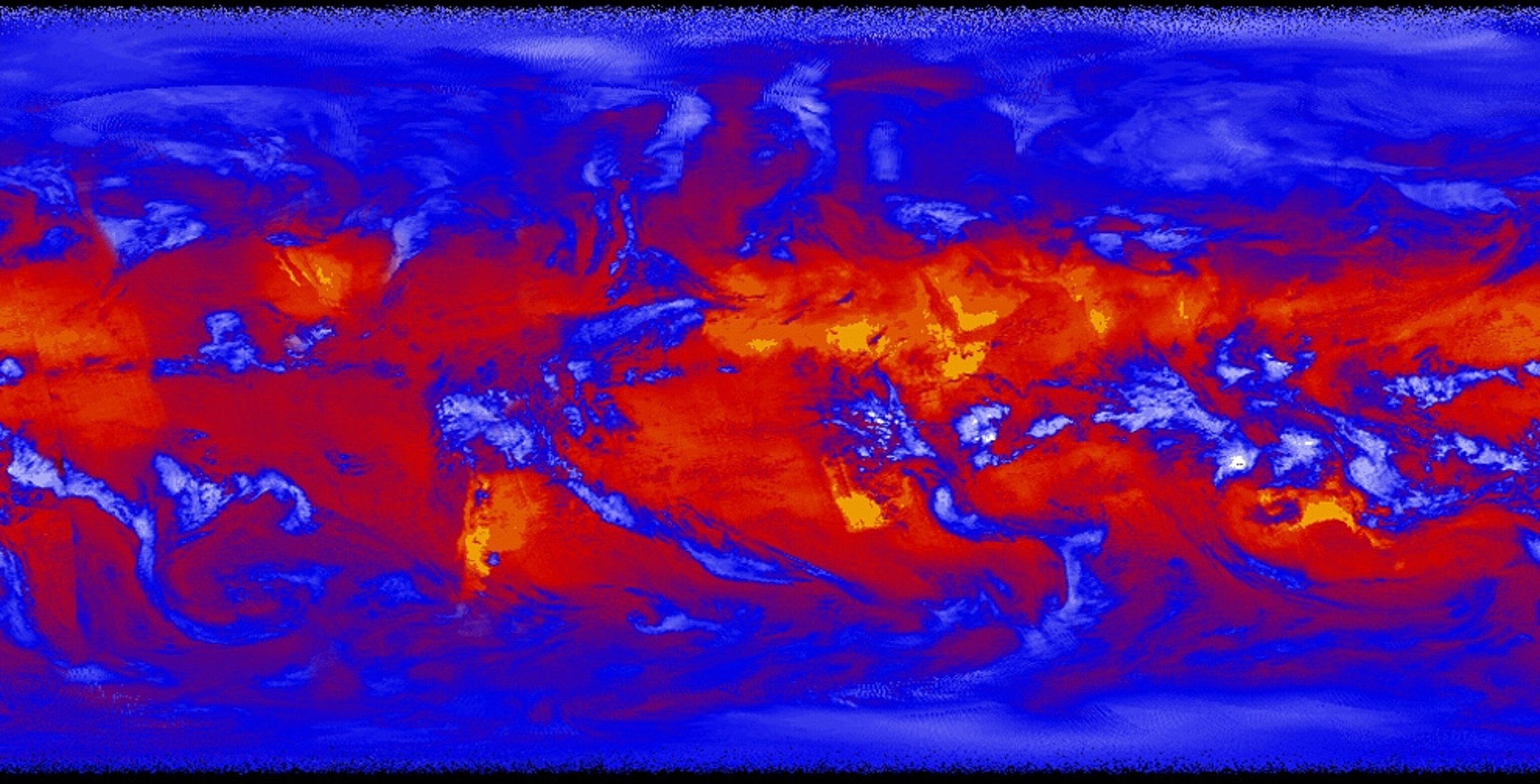 Earth picture: a first image from a NASA satellite that measures Earth's energy output