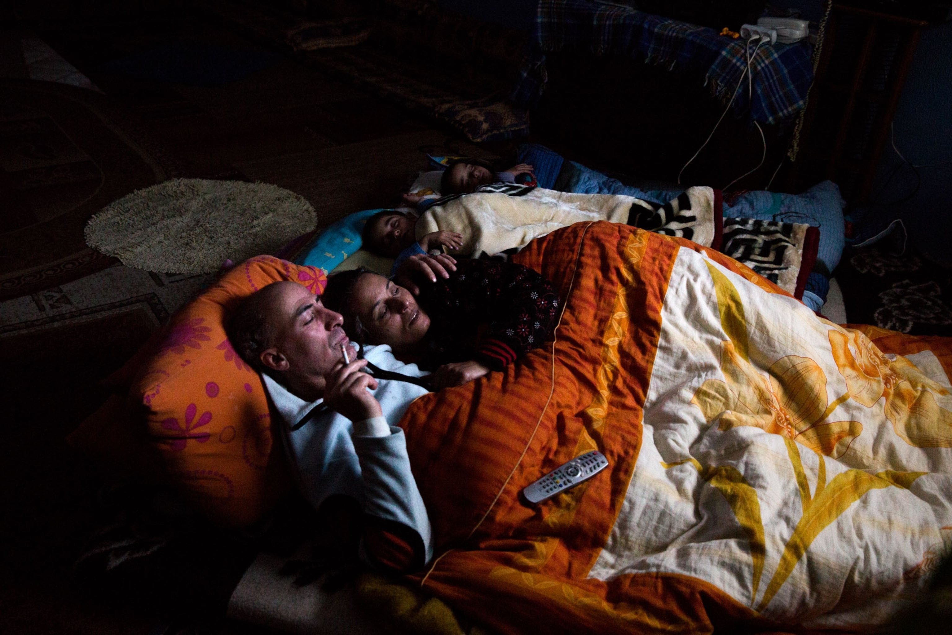 couple under blanket