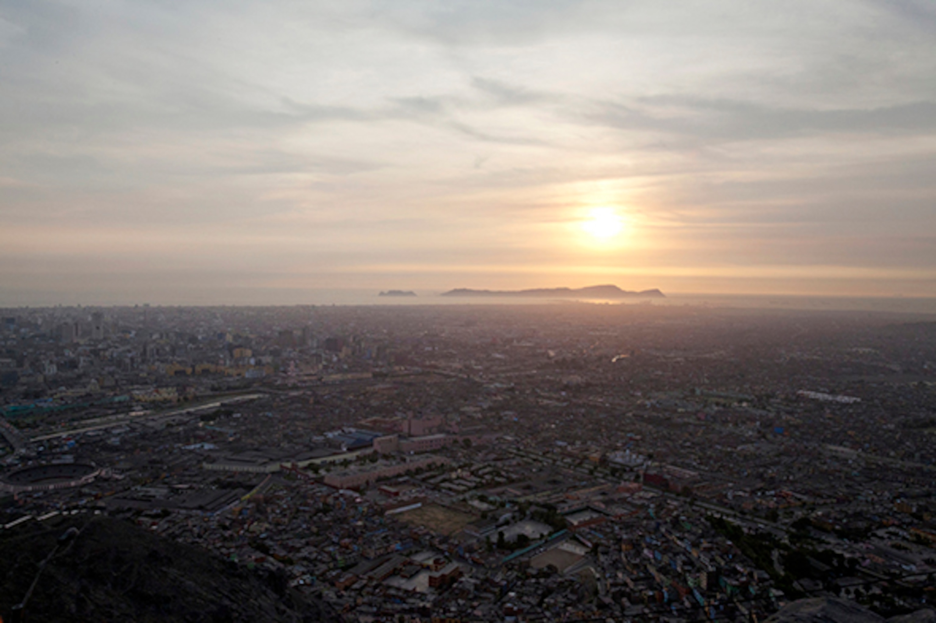 The view from Cerro San Cristóbal (Photograph by Elie Gardner)