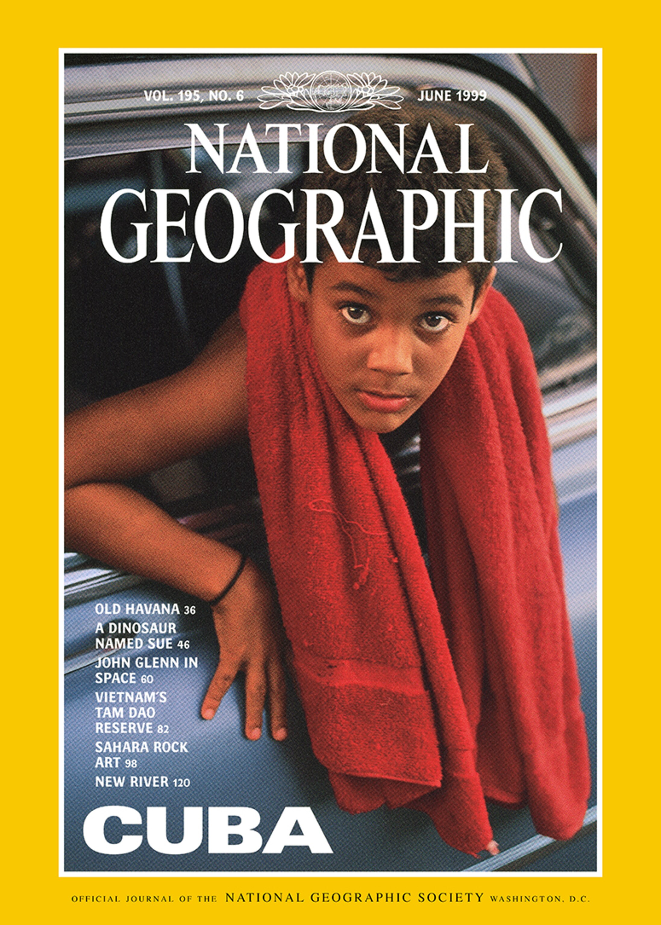 a "Cuba" National Geographic Magazine cover