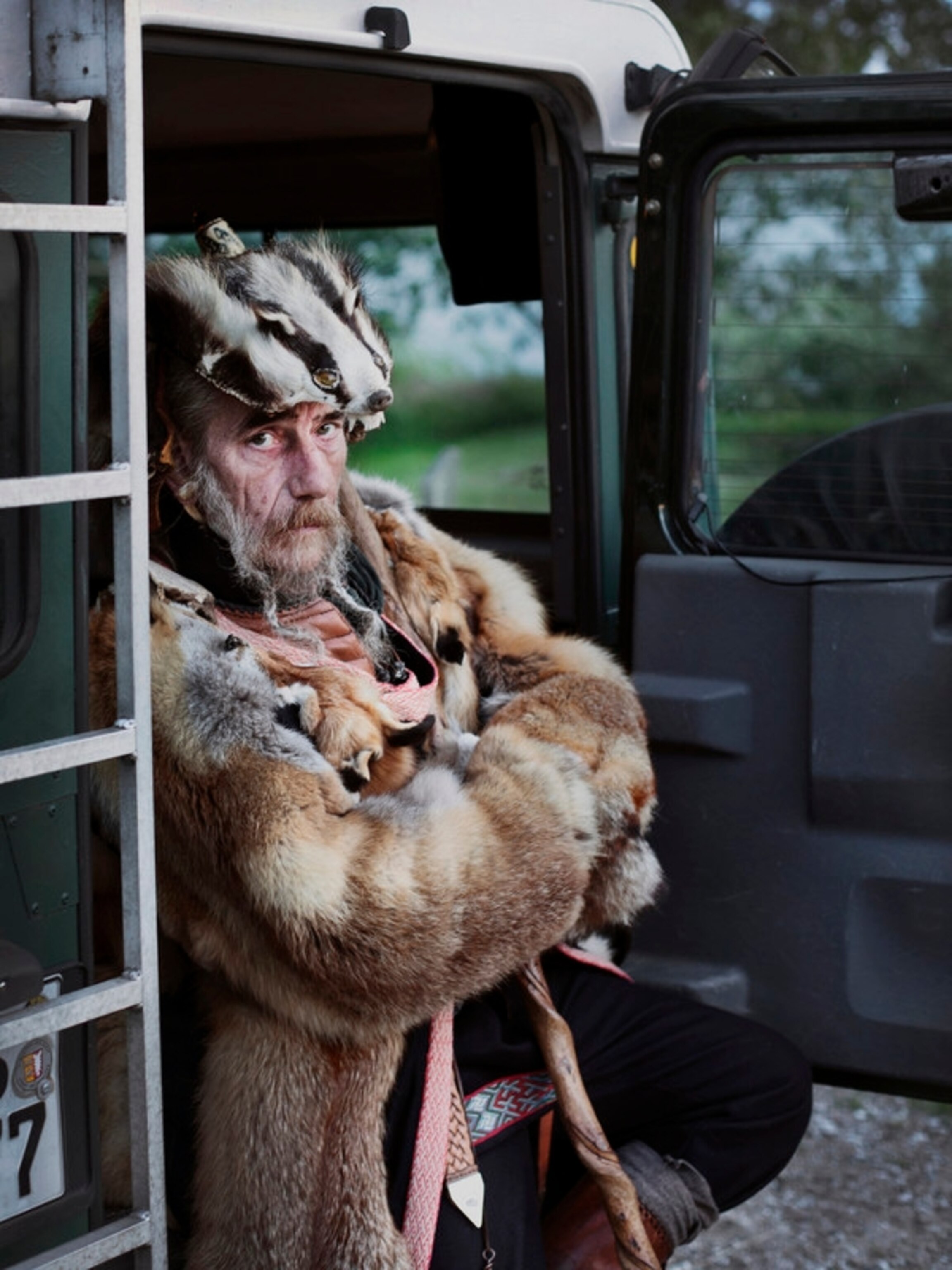 Thorsten Dechow are from the city of Neumünster in northern Germany. Thorsten visiting Foteviken as a shaman where he also will take part in a film production. Normally, Thorsten works as an artist, where he carve into animal horns.