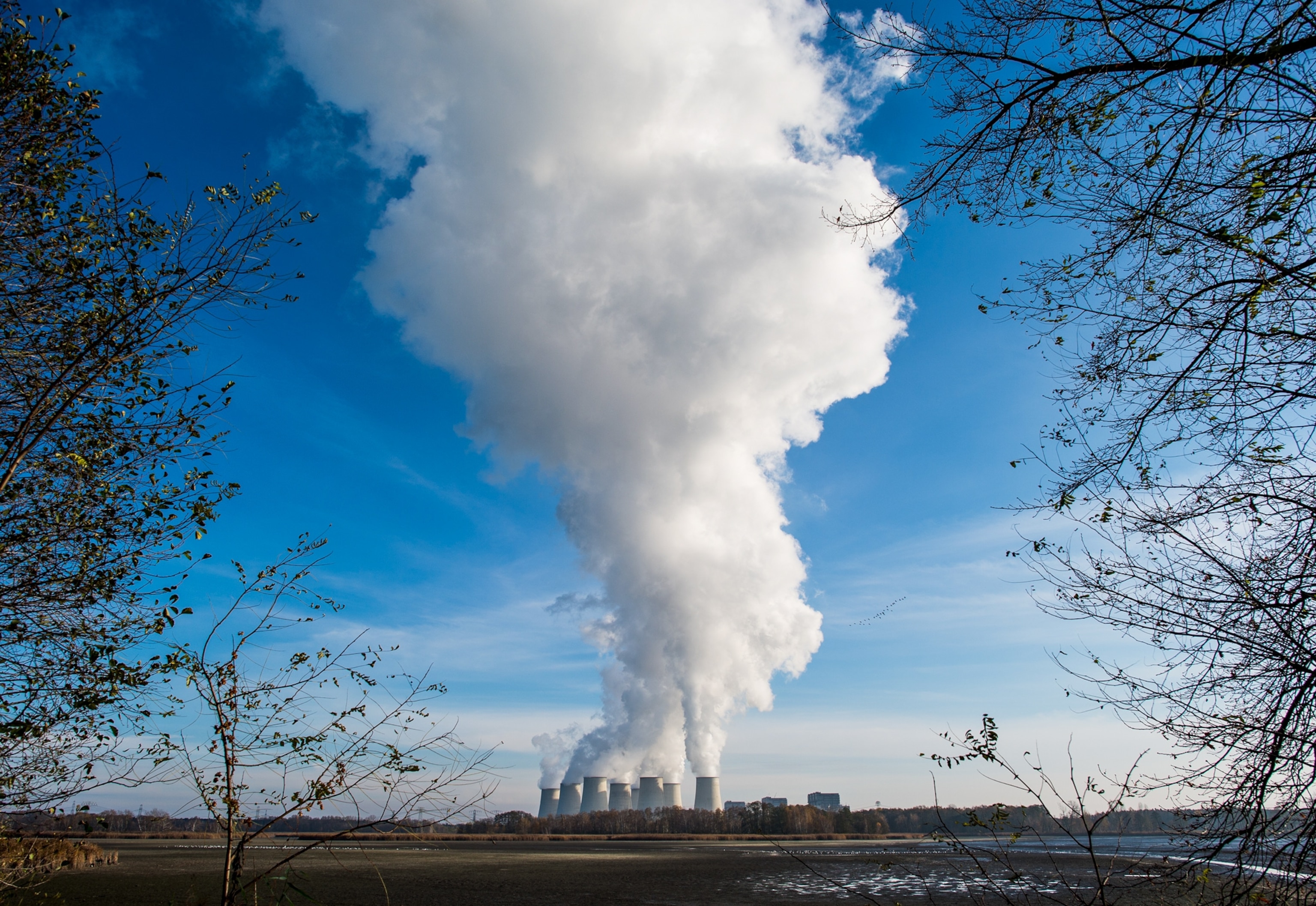 the Vattenfall AG lignite coal power plant in Jaenschwalde, Germany.