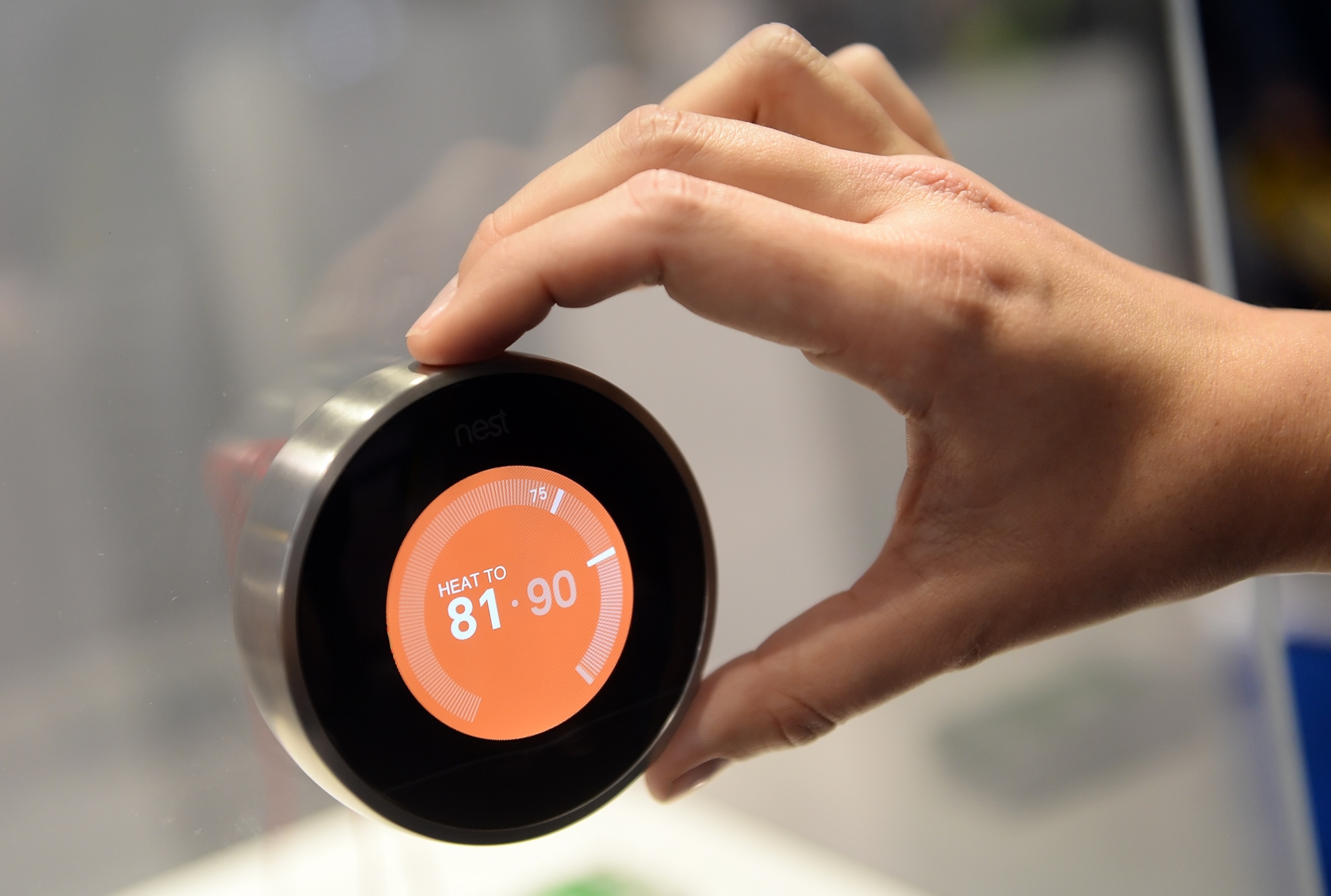 a thermostat called Nest at the Consumer Electronics Show