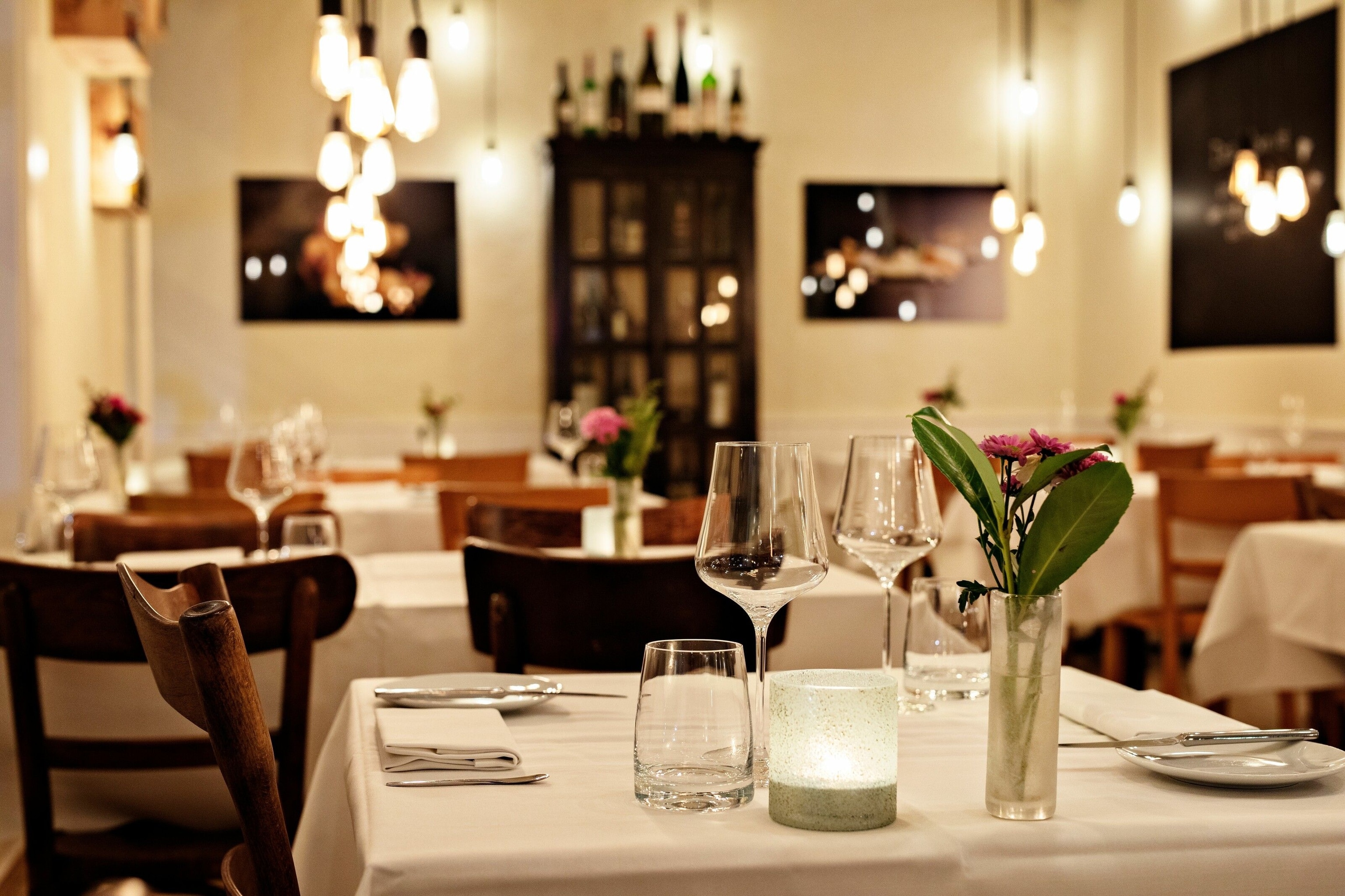 Interior of Marktküche restaurant.