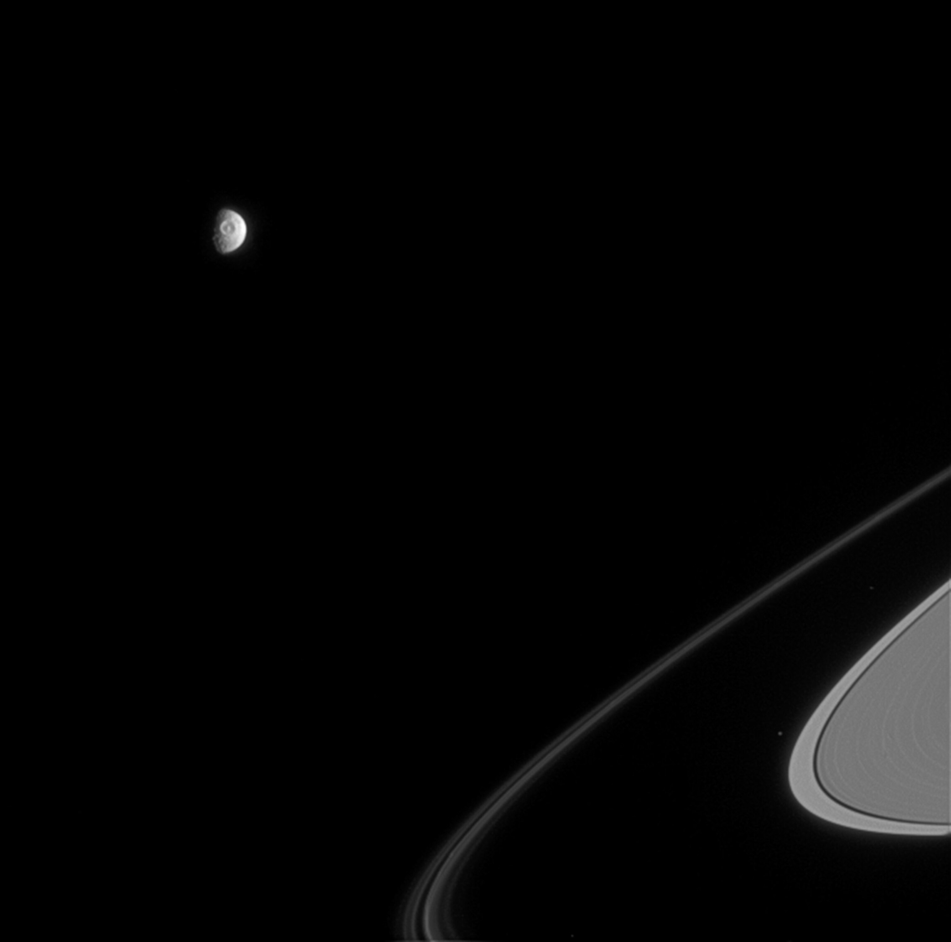 Saturn's moon Mimas