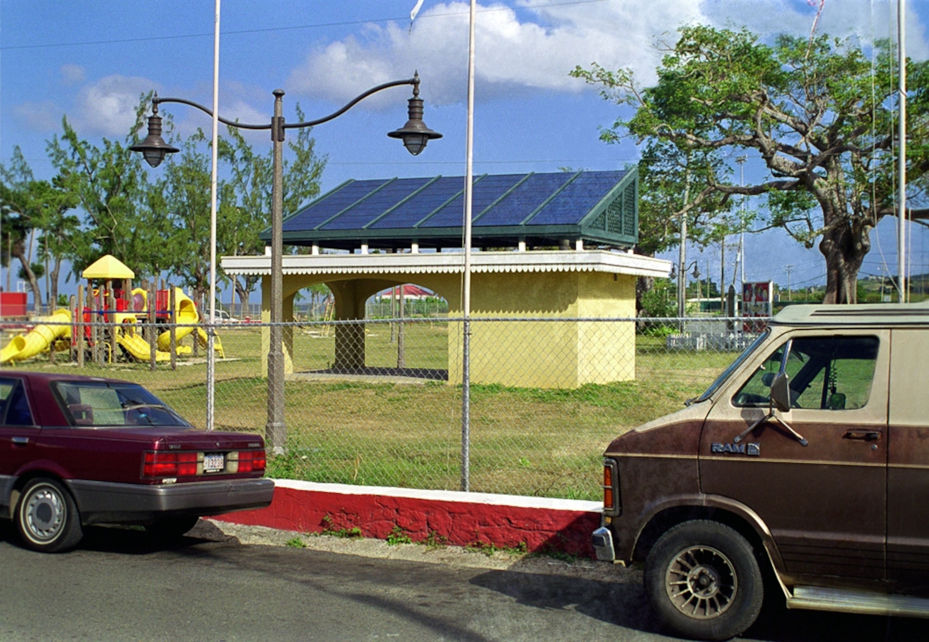 A solar-powered playground