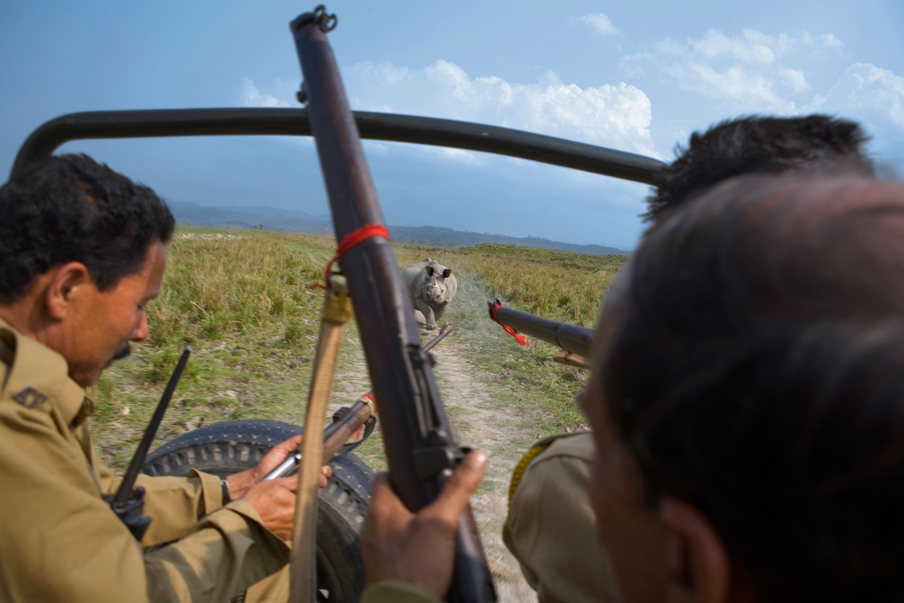 explorers in perilous situations