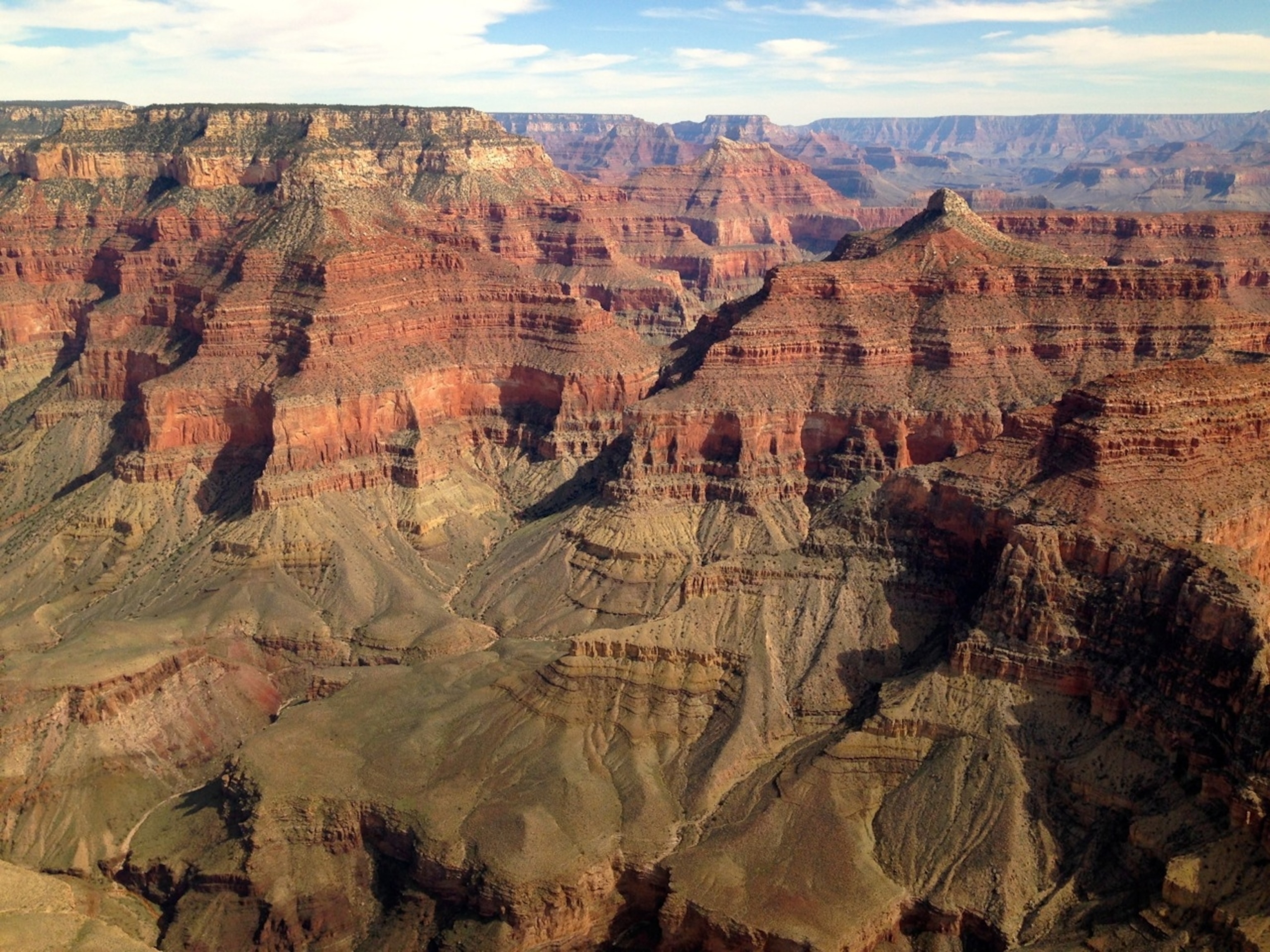 Flying over one of the deepest section of Grand Canyon National Park. (Photo by Andrew Evans, National Geographic Traveler)