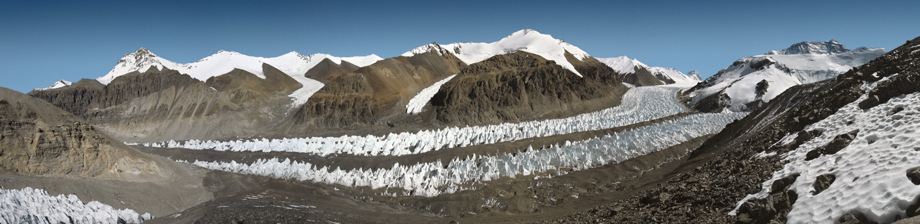 Mount Everest's East Rongbuk Glacier
