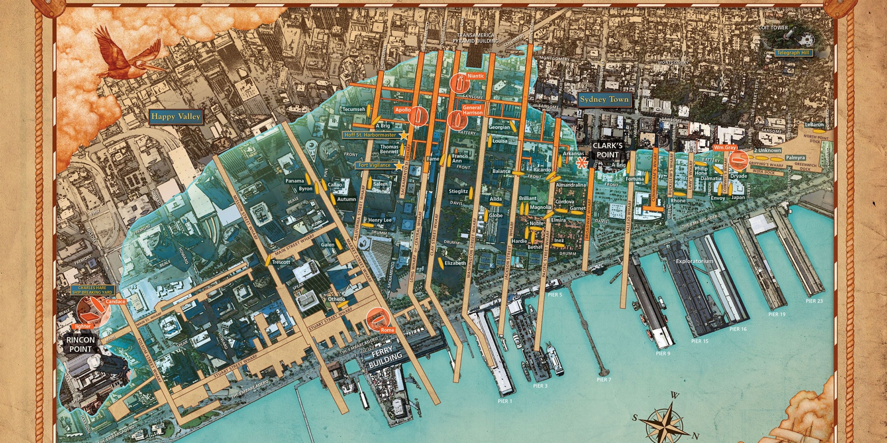 New Map Reveals Ships Buried Below San Francisco