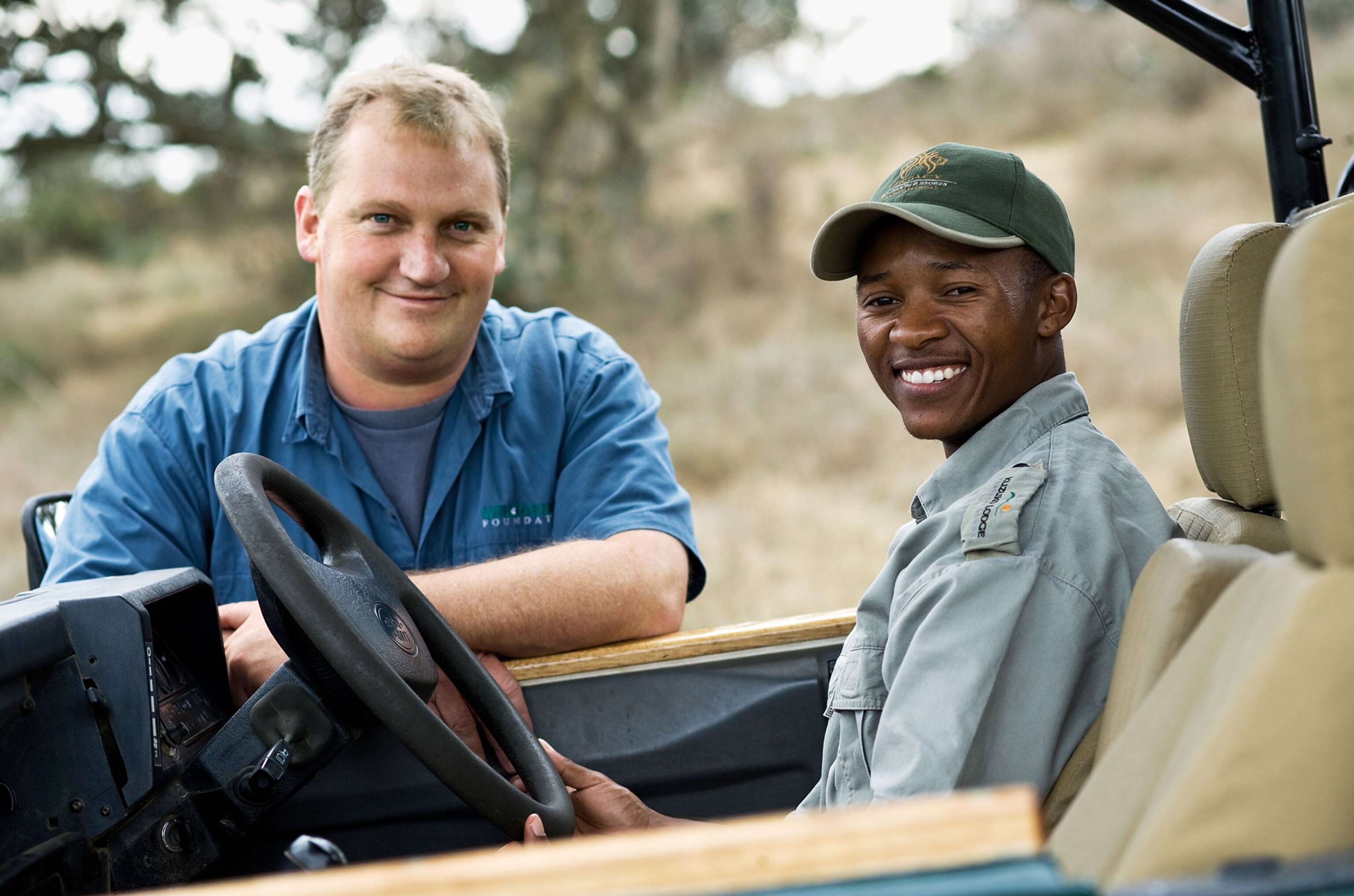 Andrew Muir and a program graduate