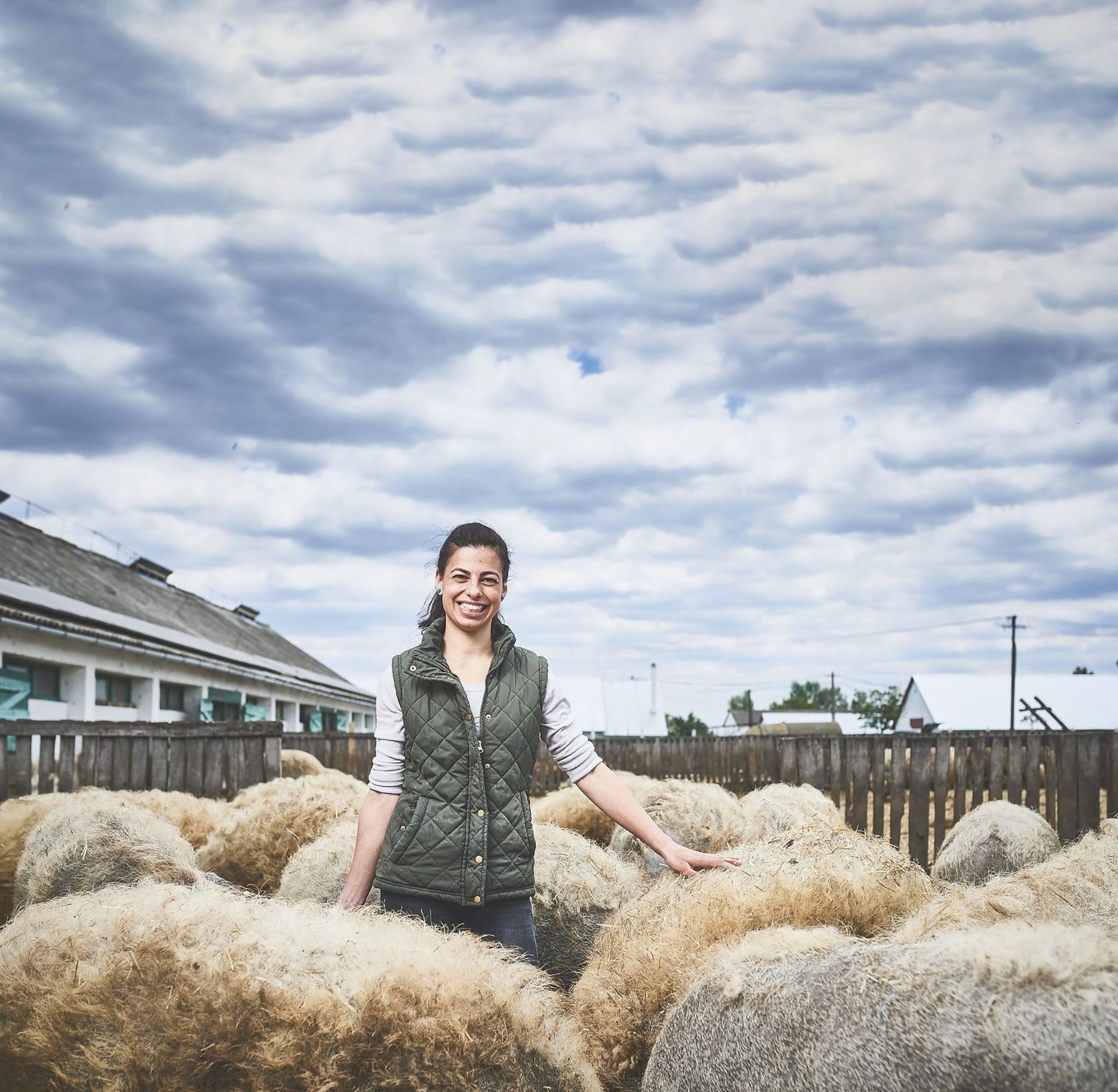 Zsóka Fekete, owner of Mangalica Farm.