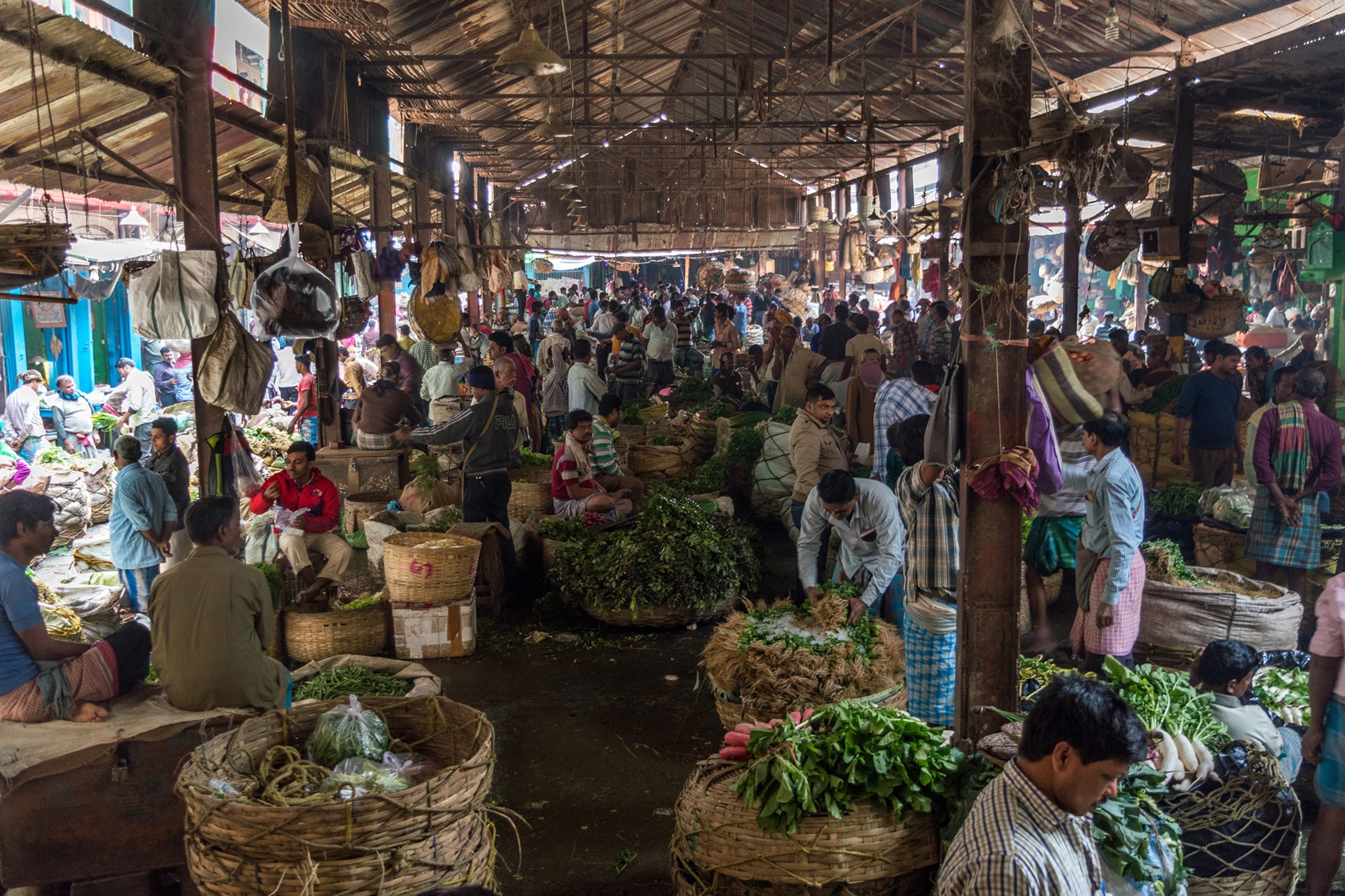 Kole Market in Calcutta