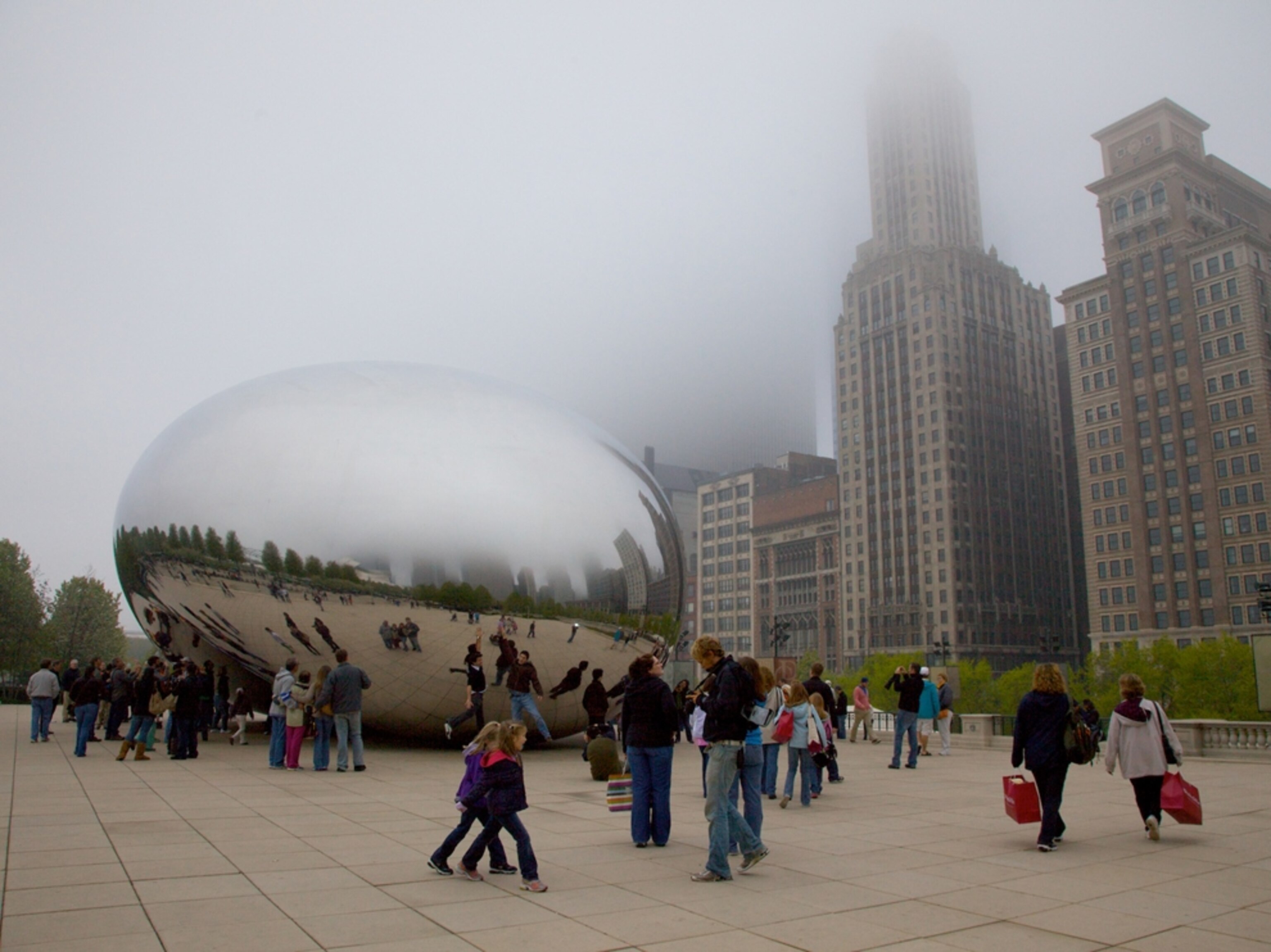 The Bean sculpture in Millennium Park