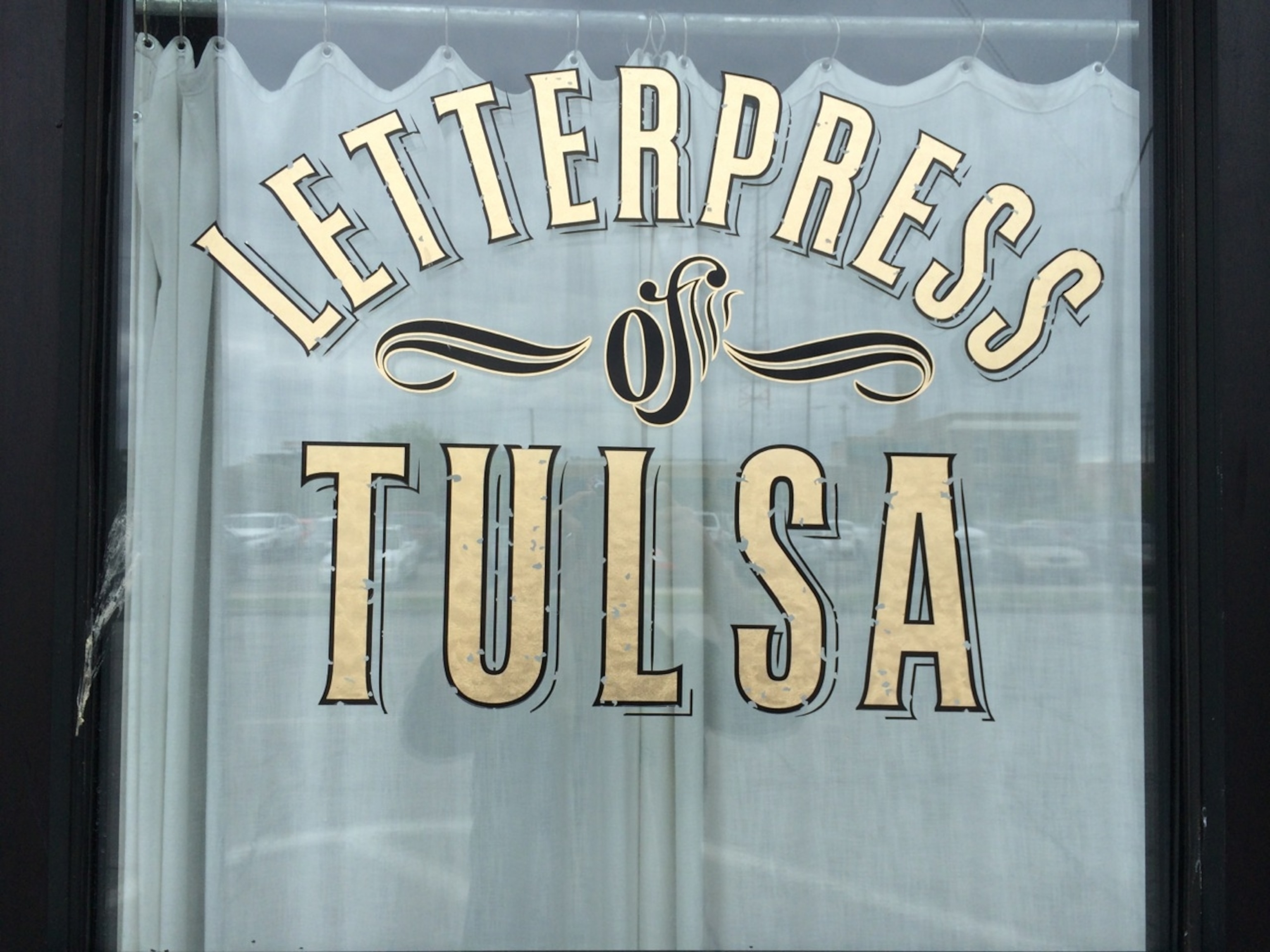 An old lettepress shop in the Blue Dome District of Tulsa, Oklahoma. (Photo by Andrew Evans, National Geographic Travel)