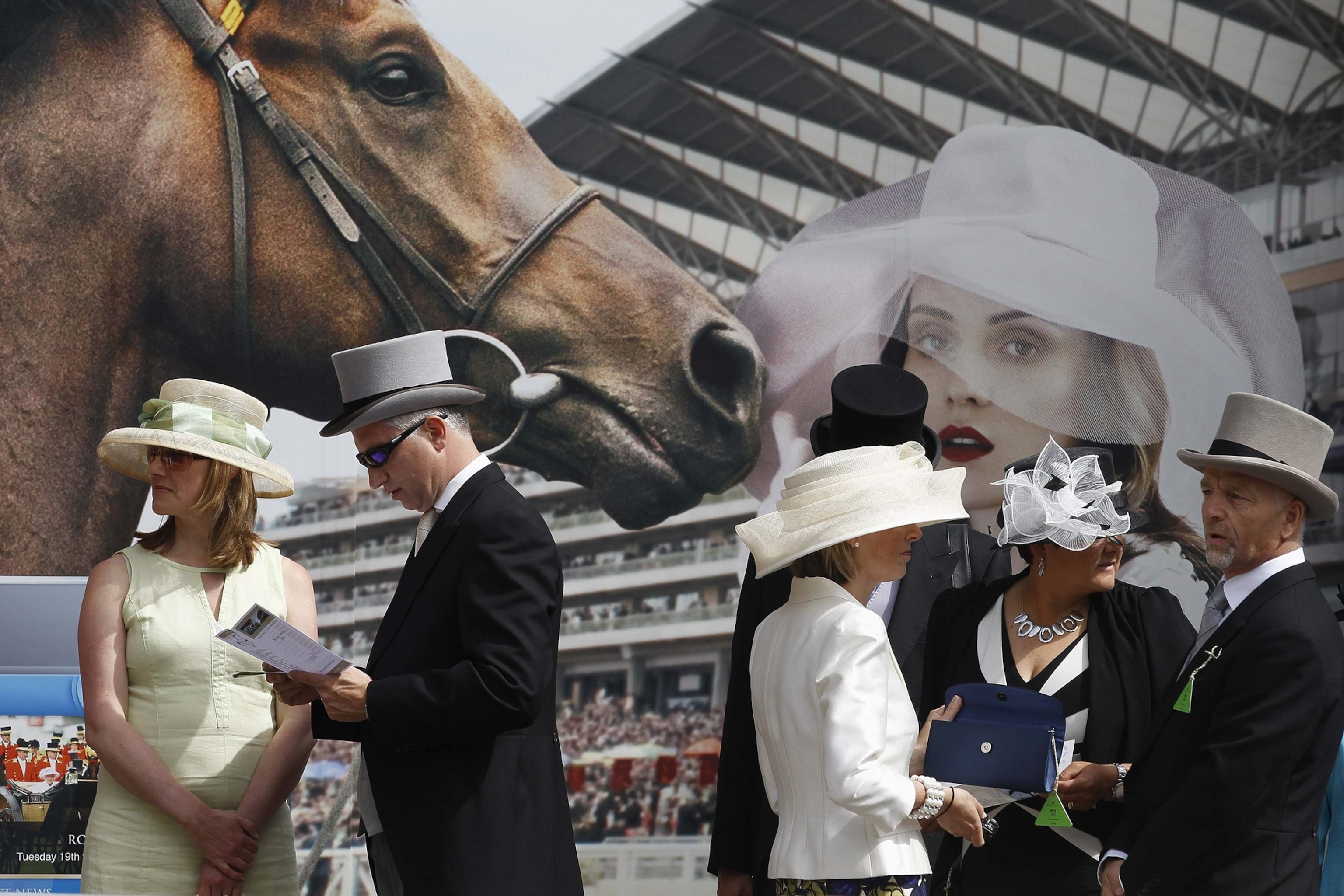 Royal Ascot picture: hats etc. -- for best pictures of the month gallery