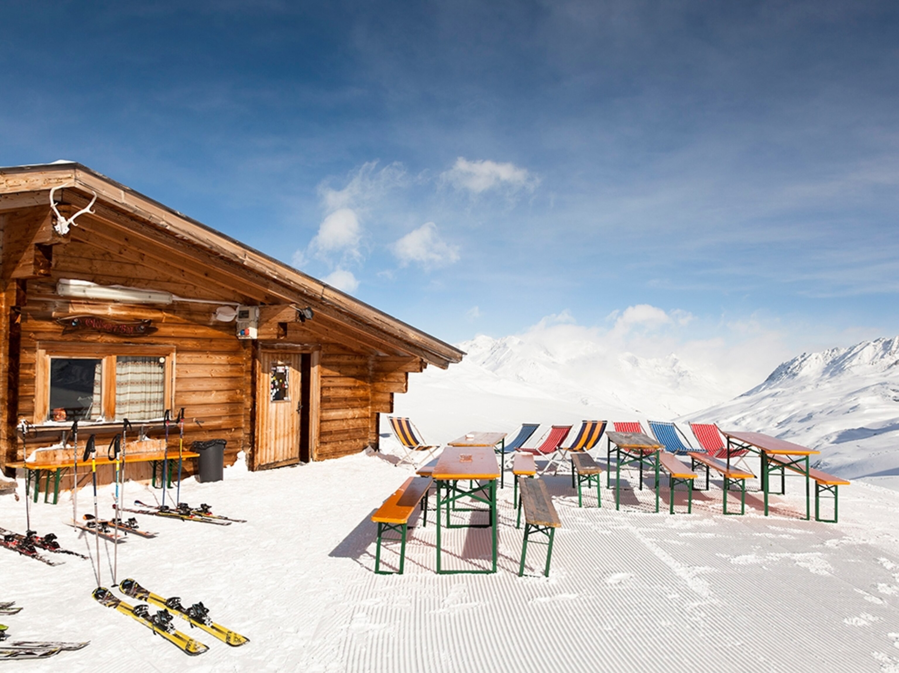 a Ski Hut in the Italian Alps