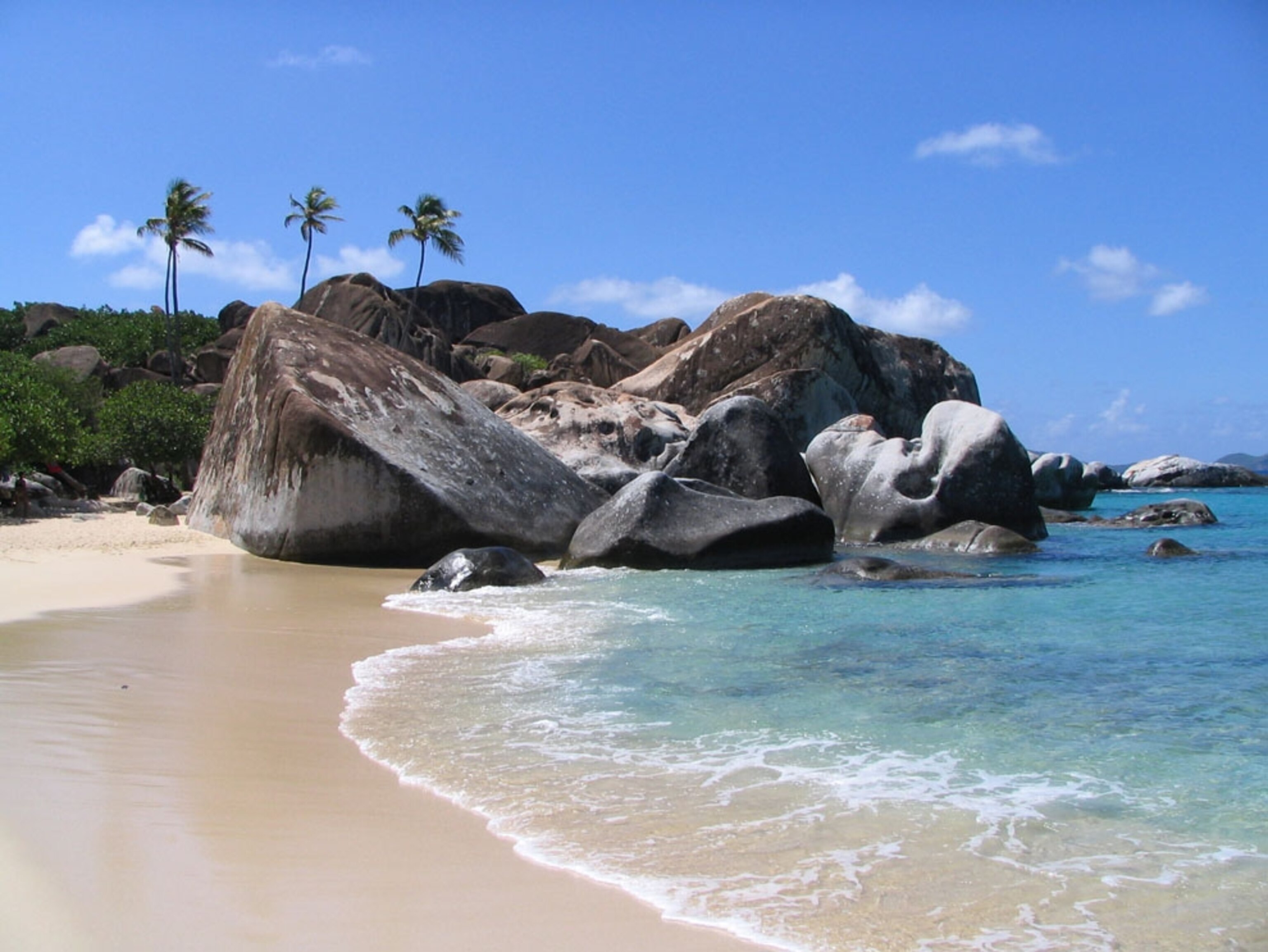The Baths rock formation at Virgin Gorda in the British Virgin Islands
