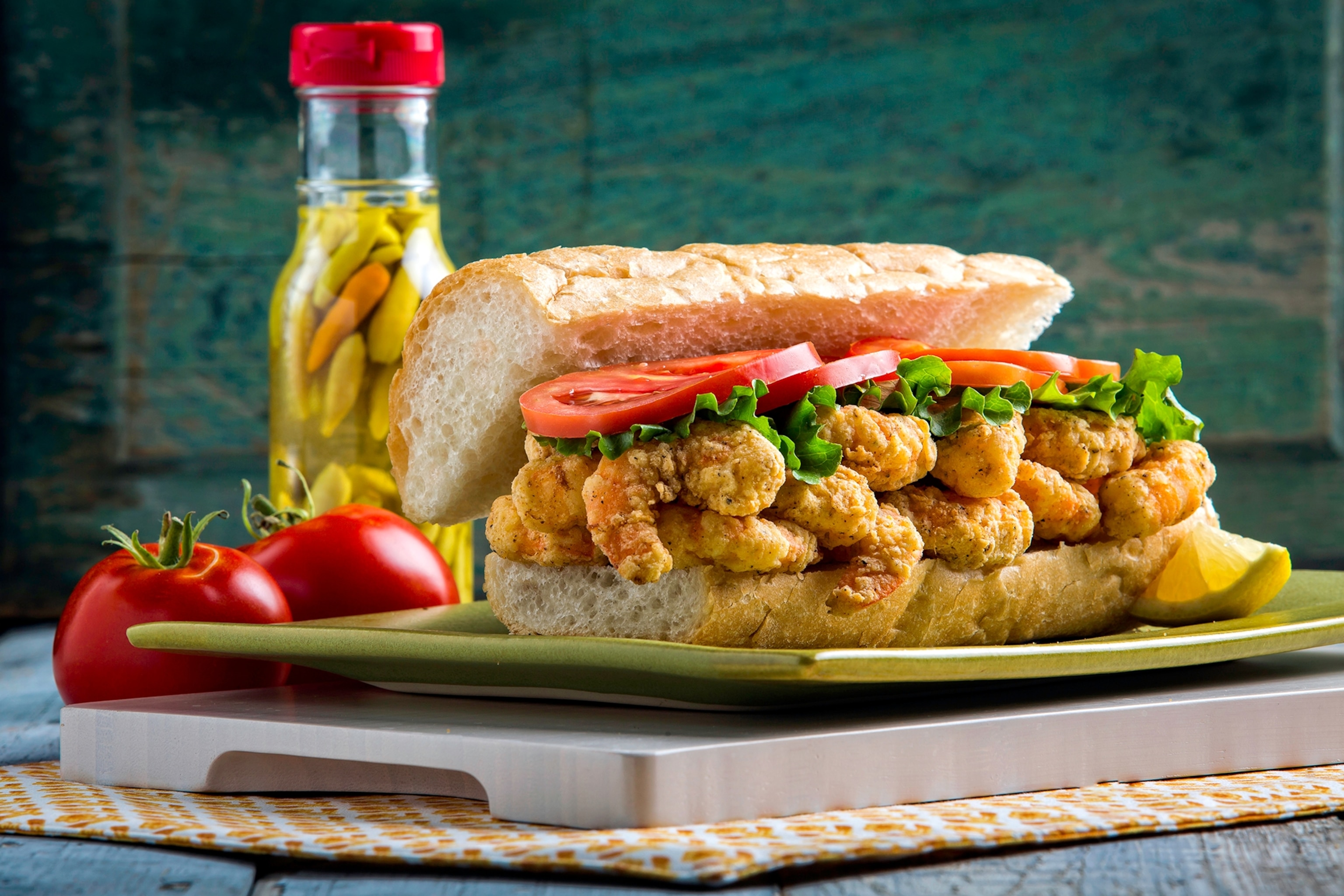 Photograph of a po' boy