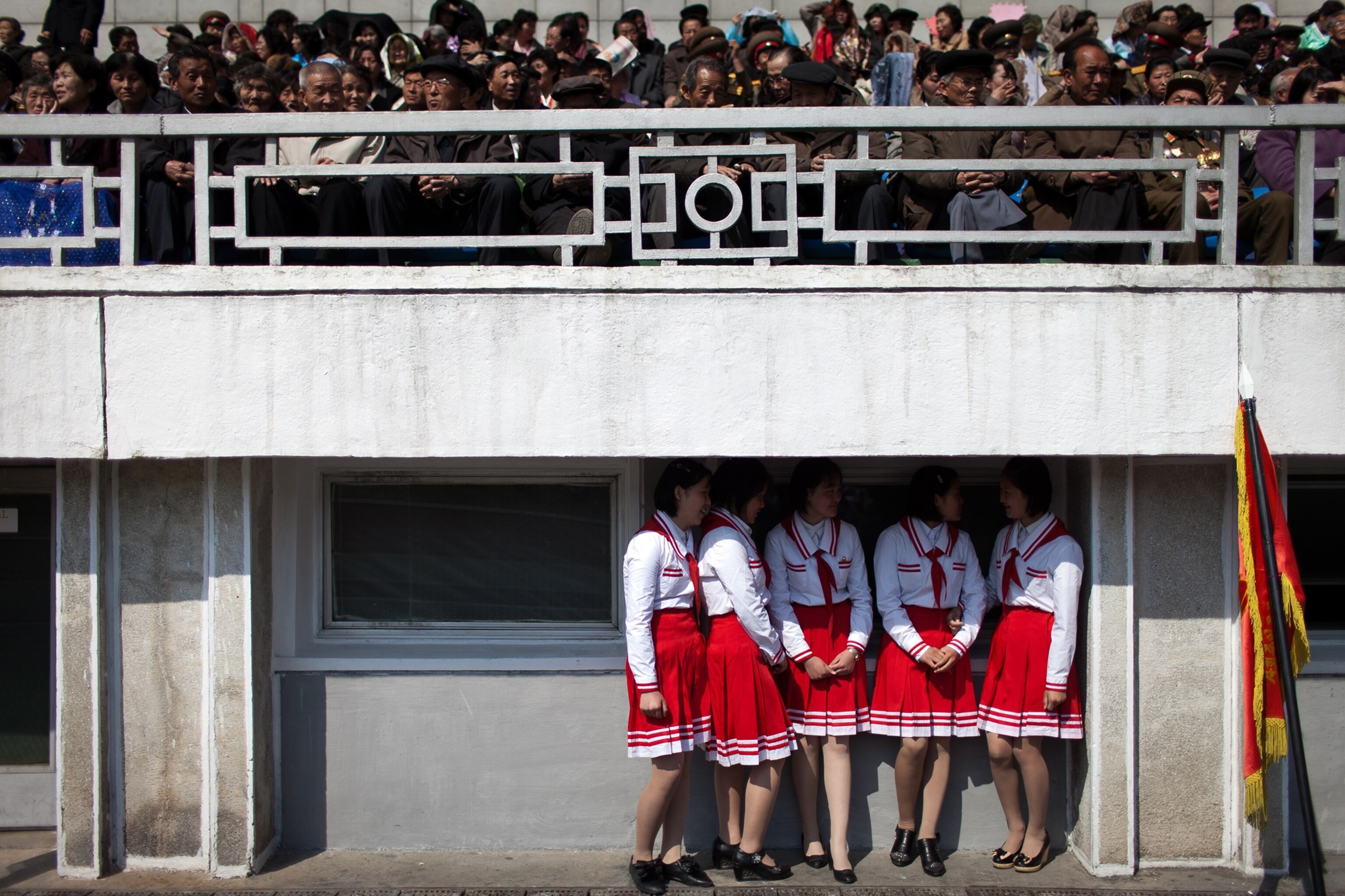 a Korean Children's Union Ceremony, Pyongyang, North Korea