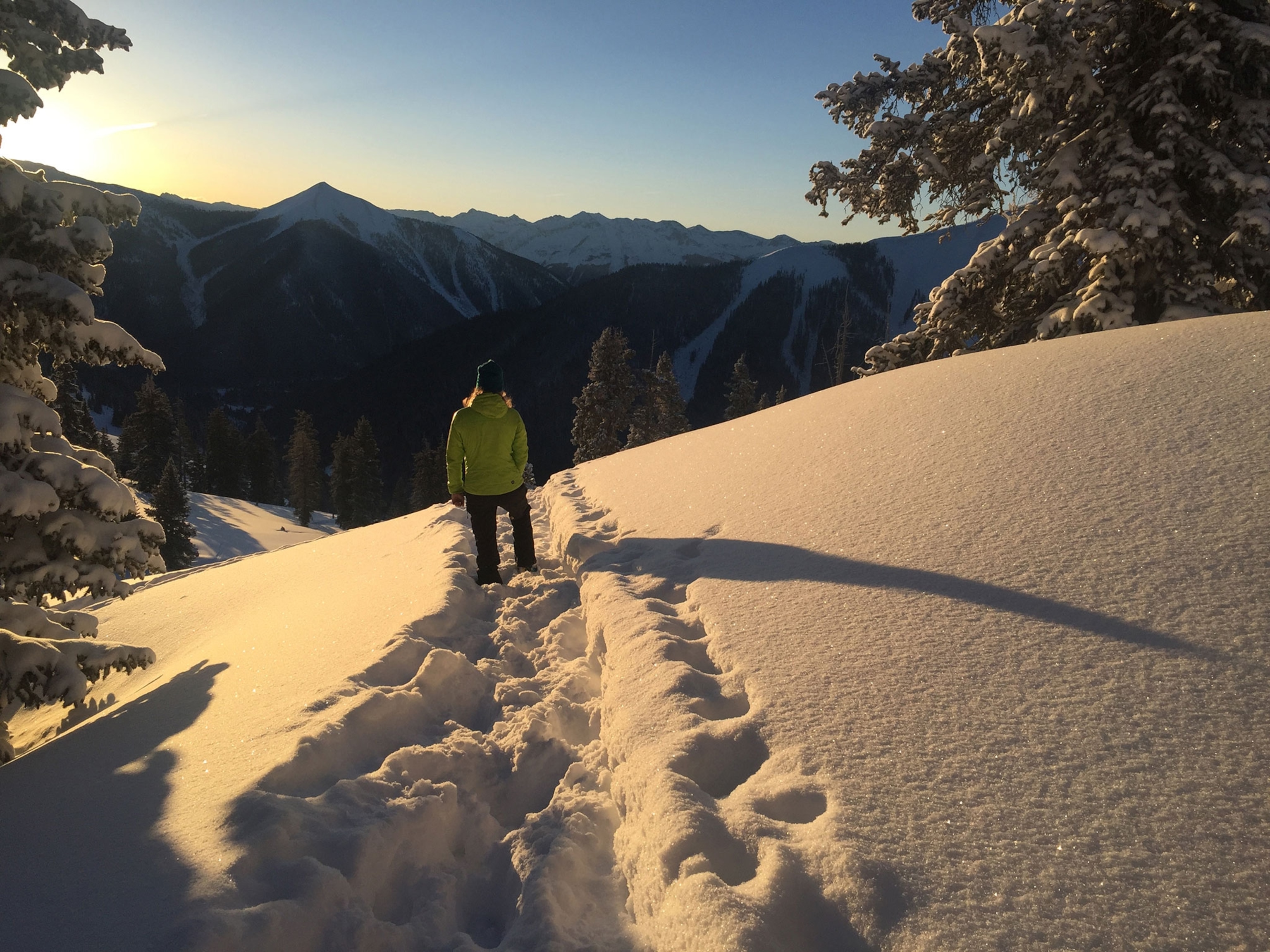 fresh powder at Colorado’s OPUS Hut