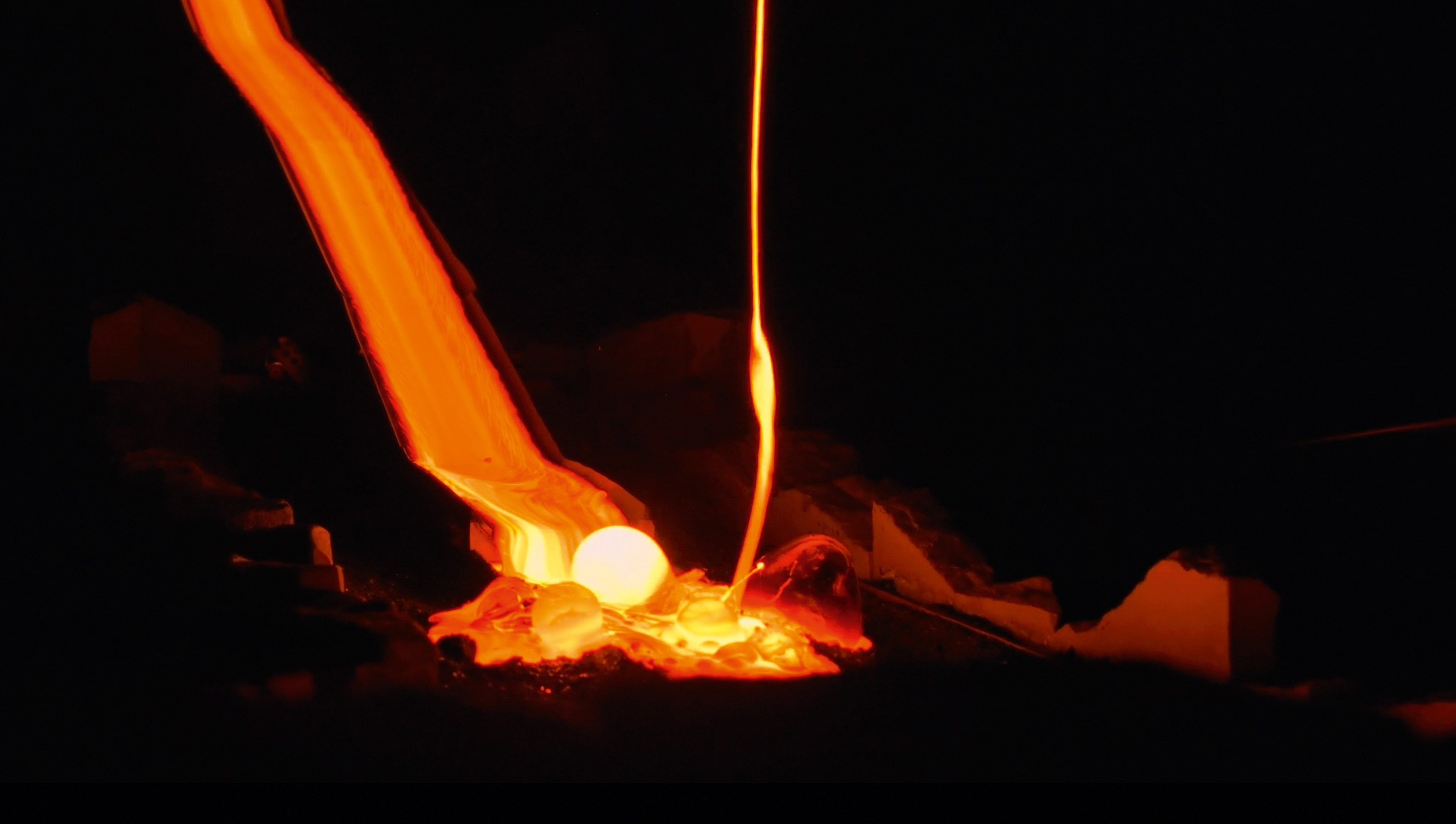 A photo capturing Reykjavík’s Lava Show