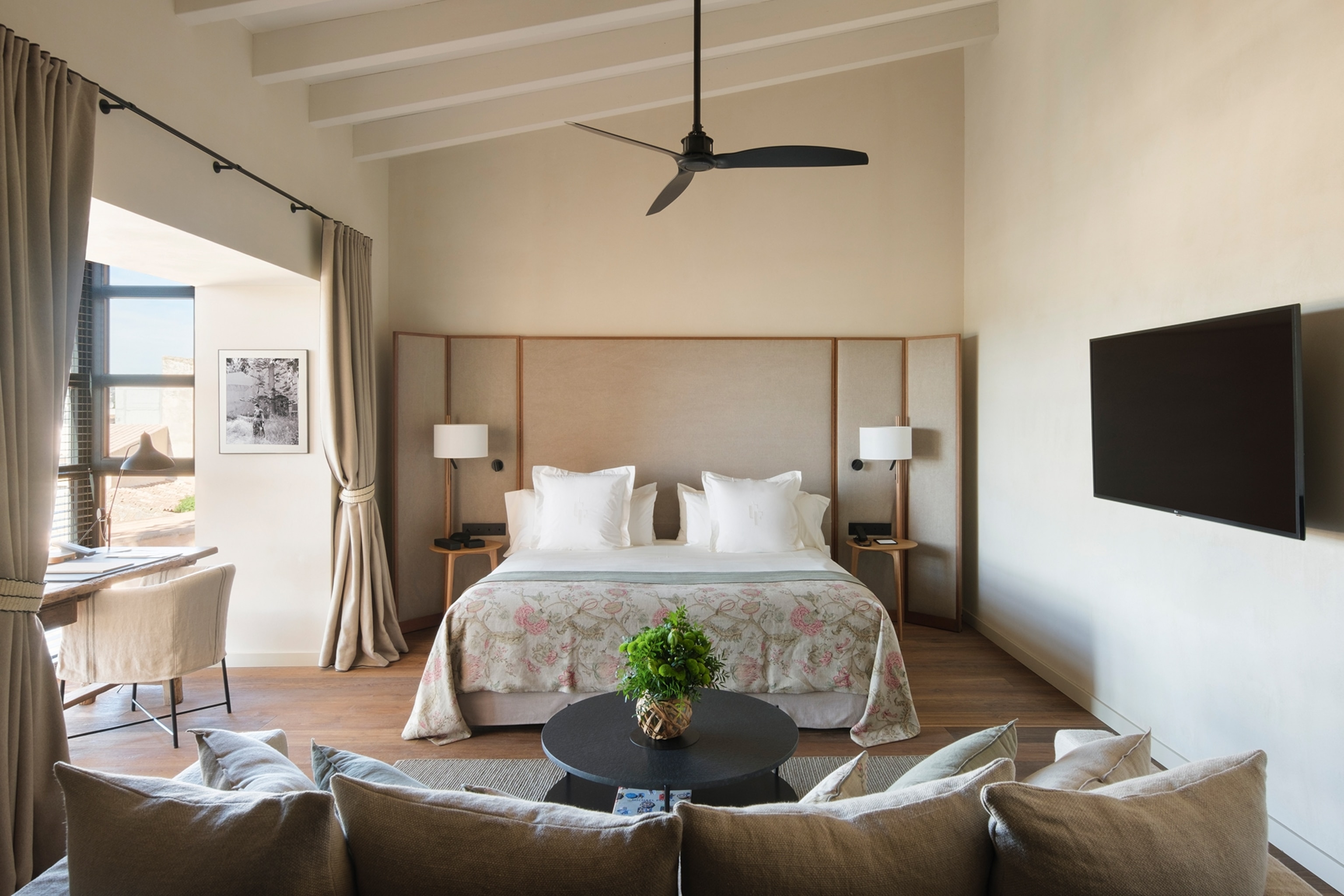 a hotel room