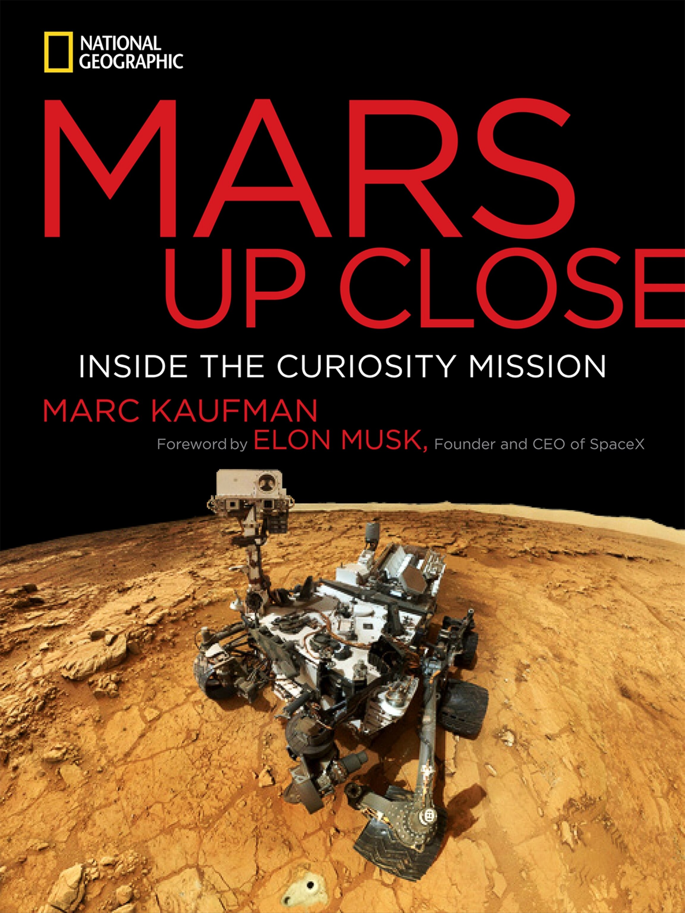 the cover of "Mars Up Close" by Marc Kaufman.