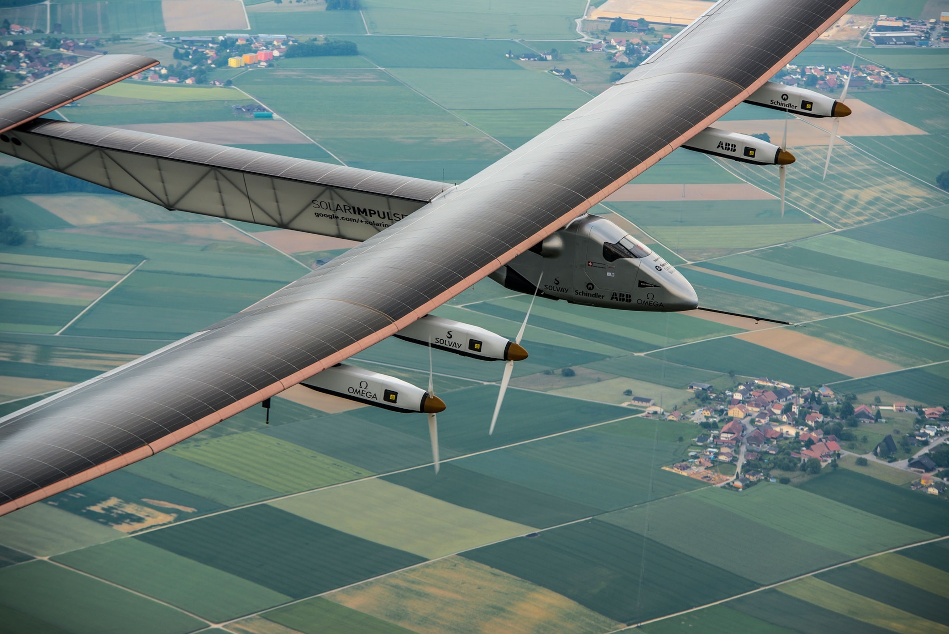 Solar Impulse 2, solar aircraft of Bertrand Piccard and Andre Borschberg