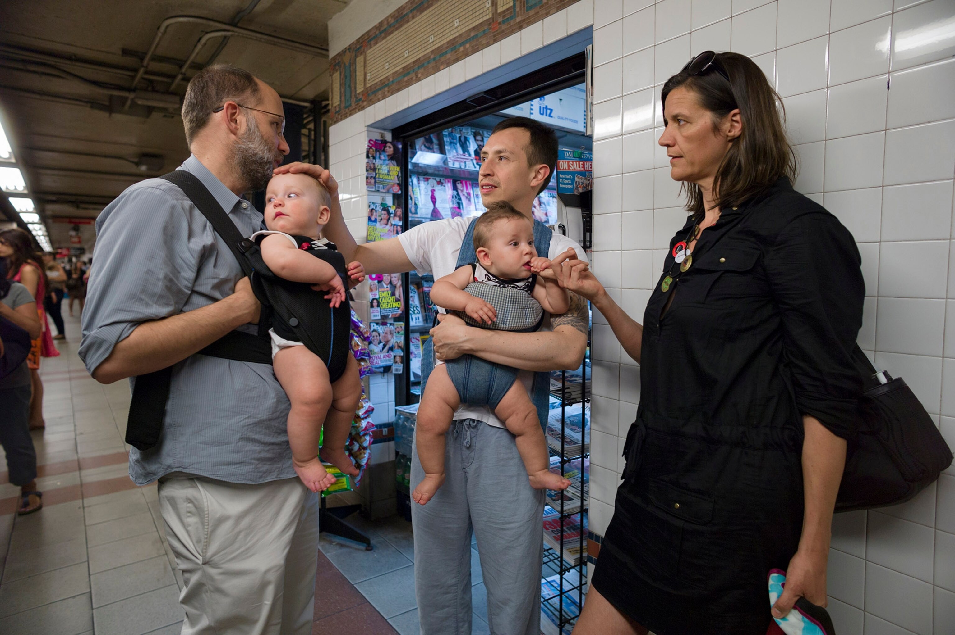 gay men, their surrogate mother and their twins